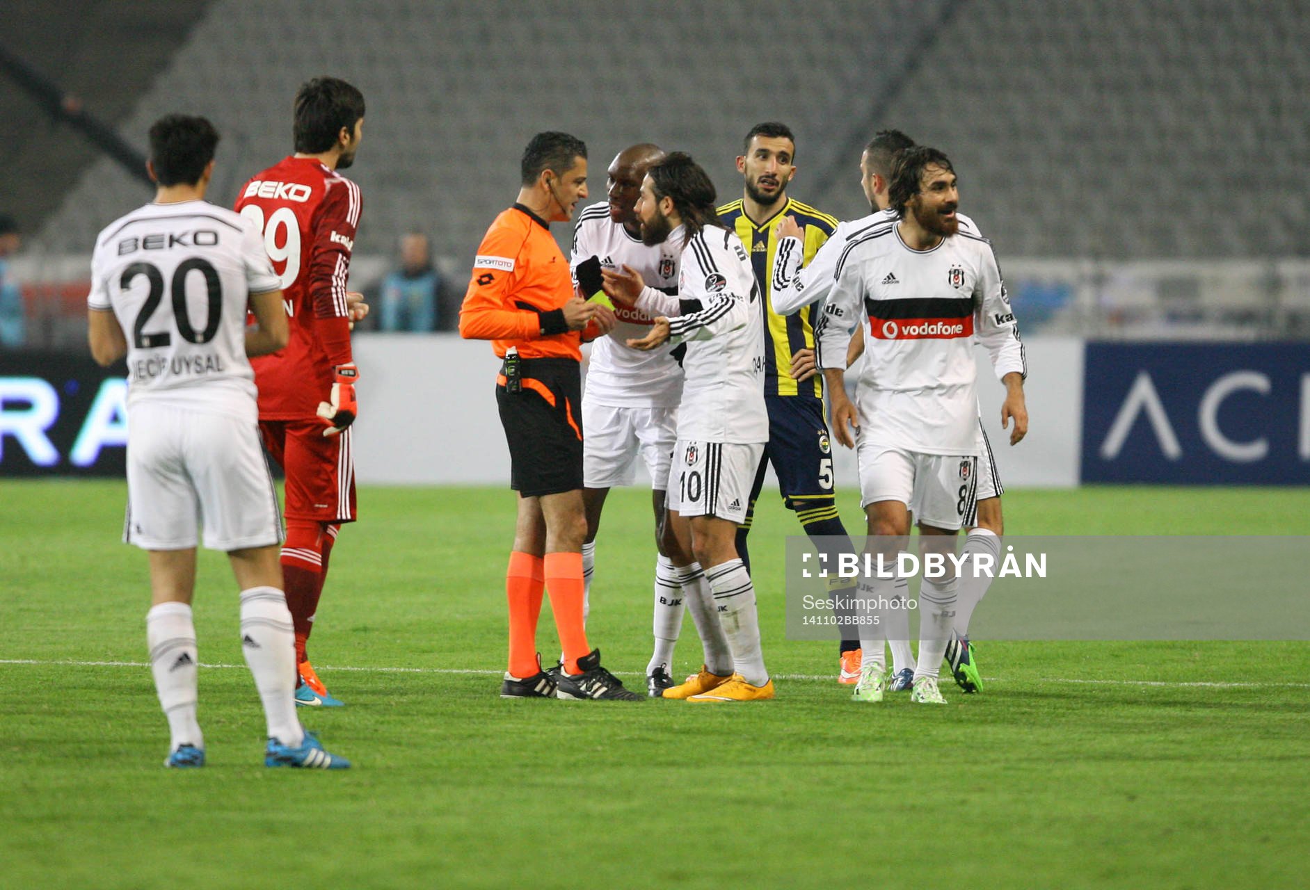 Turkey super league derby match between Besiktas and