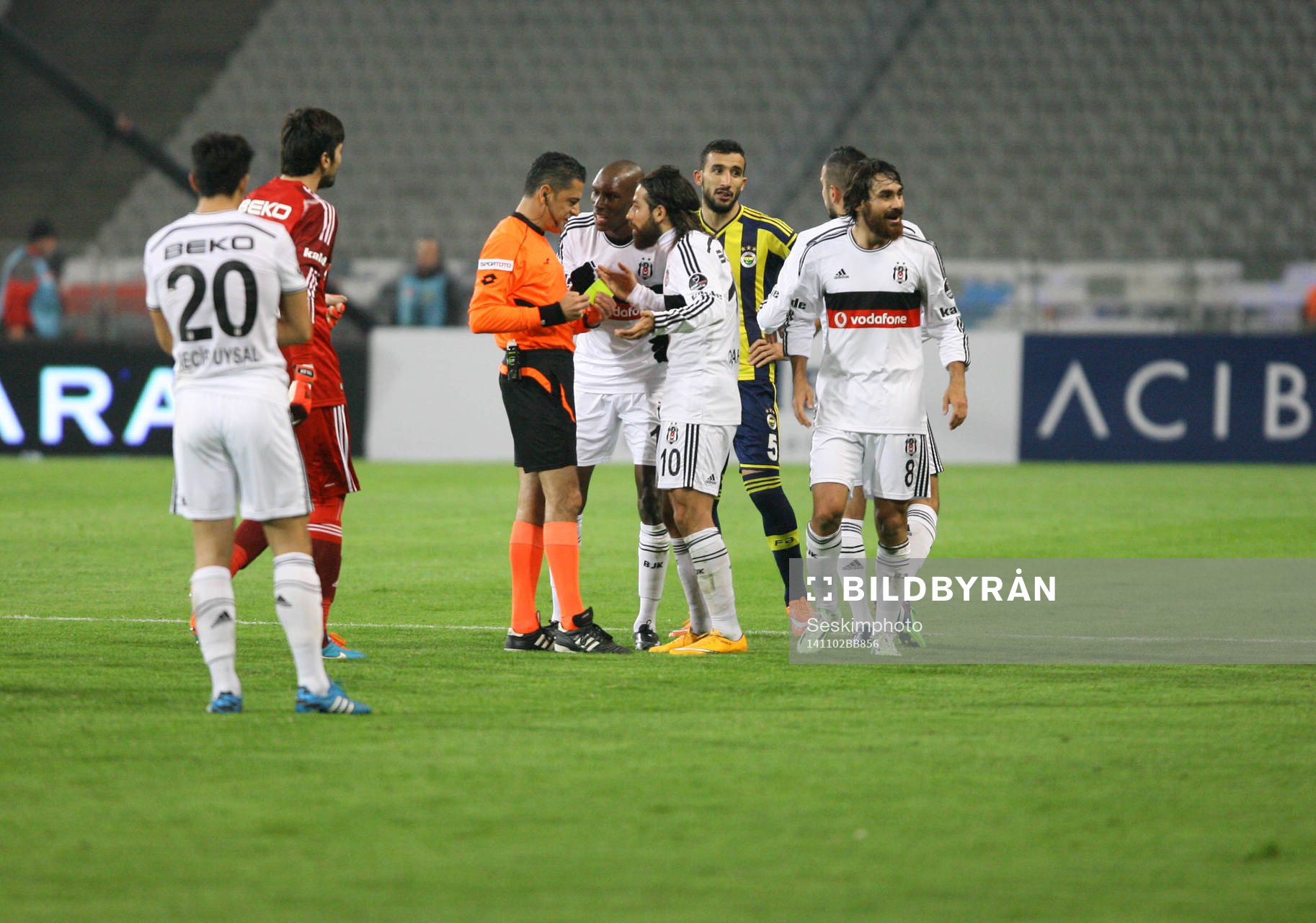 Turkey super league derby match between Besiktas and