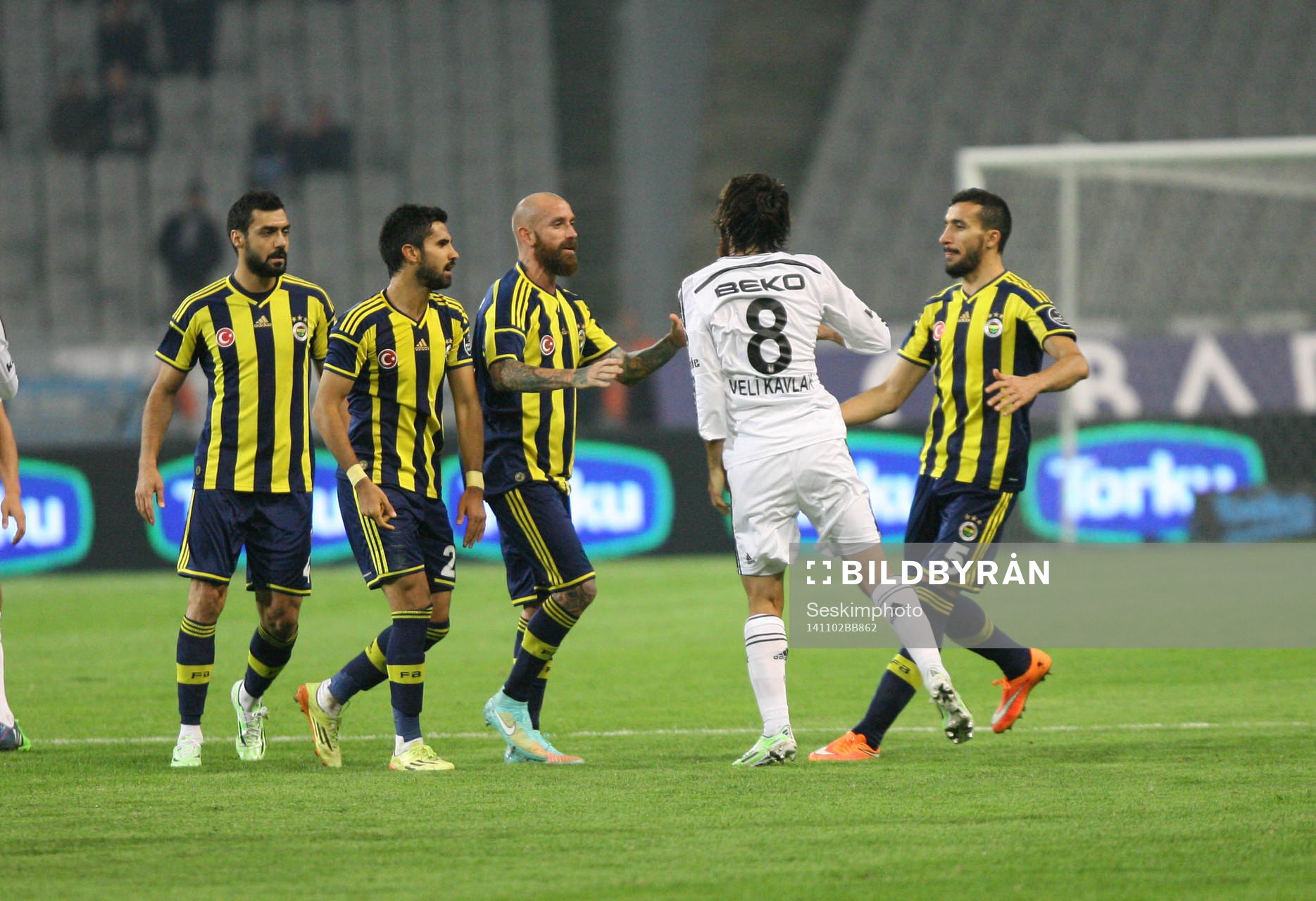 Turkey super league derby match between Besiktas and