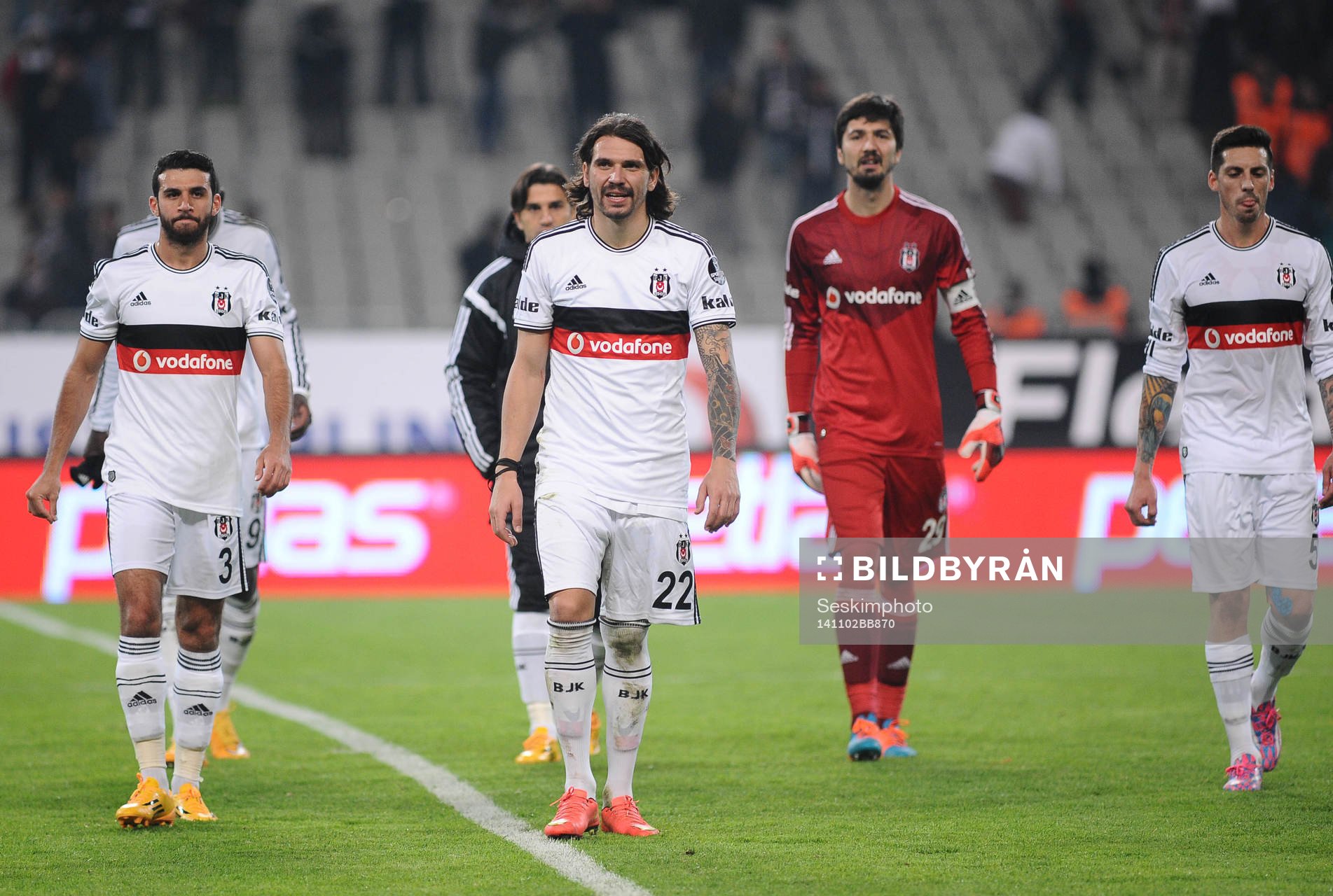 Turkey super league derby match between Besiktas and