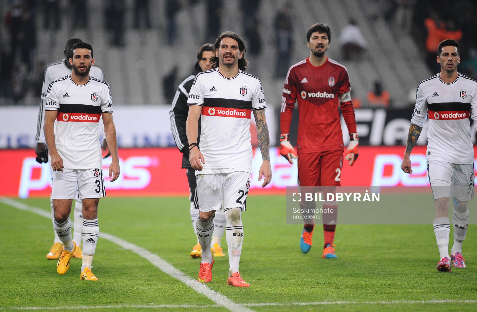Turkey super league derby match between Besiktas and