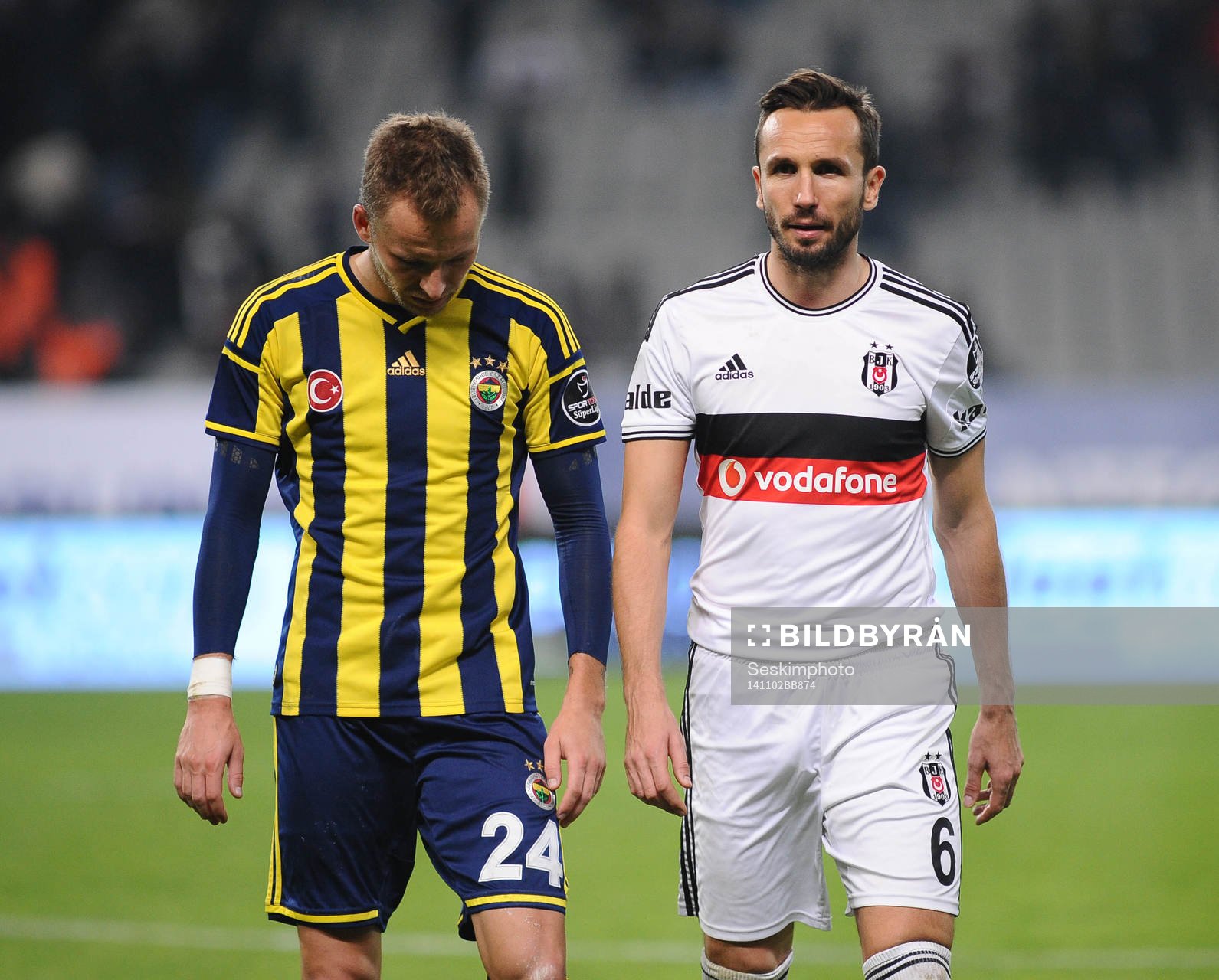 Turkey super league derby match between Besiktas and