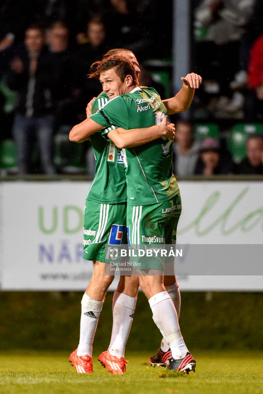 Ljungskiles Hannes Stiller jublar