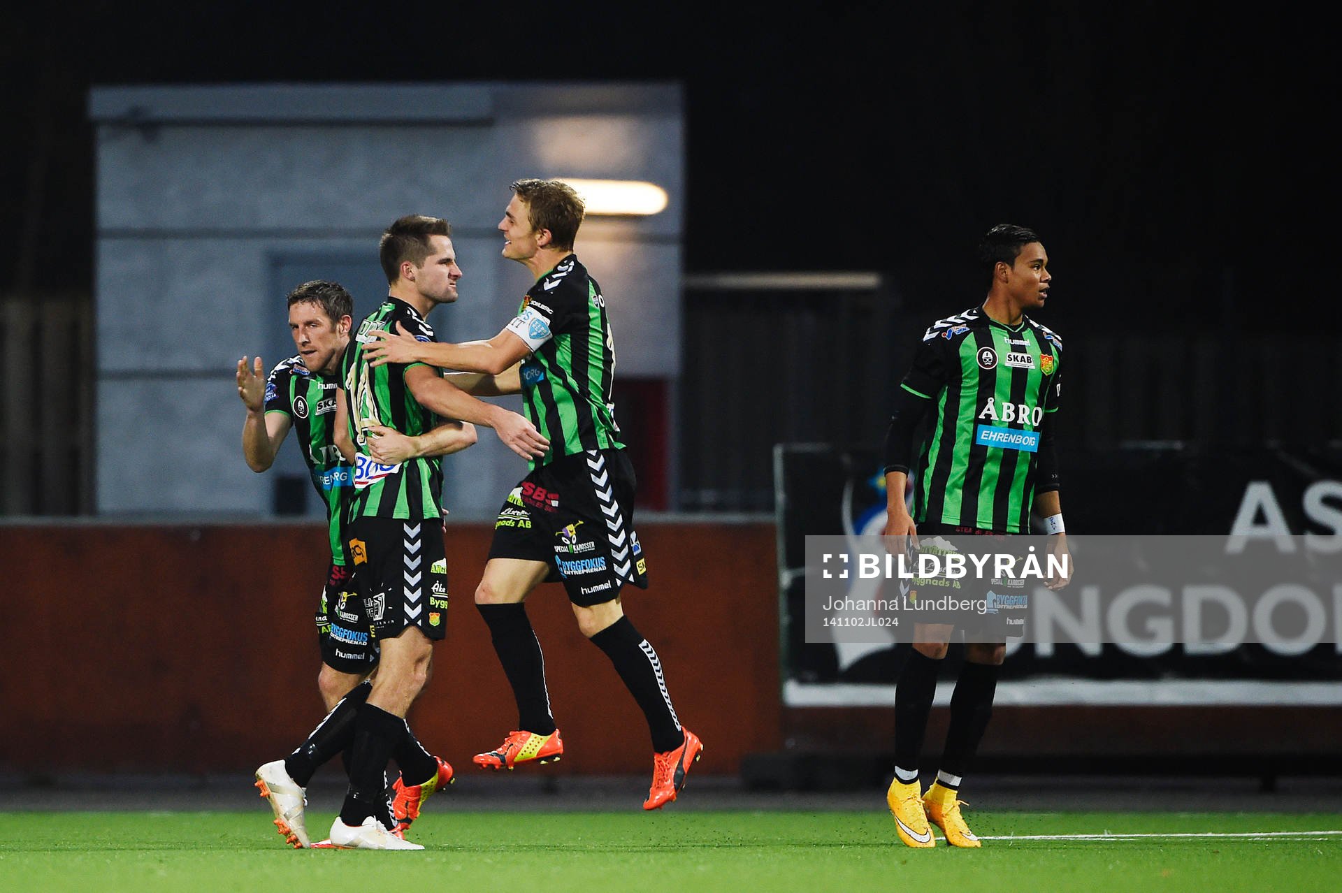GAIS spelare jublar