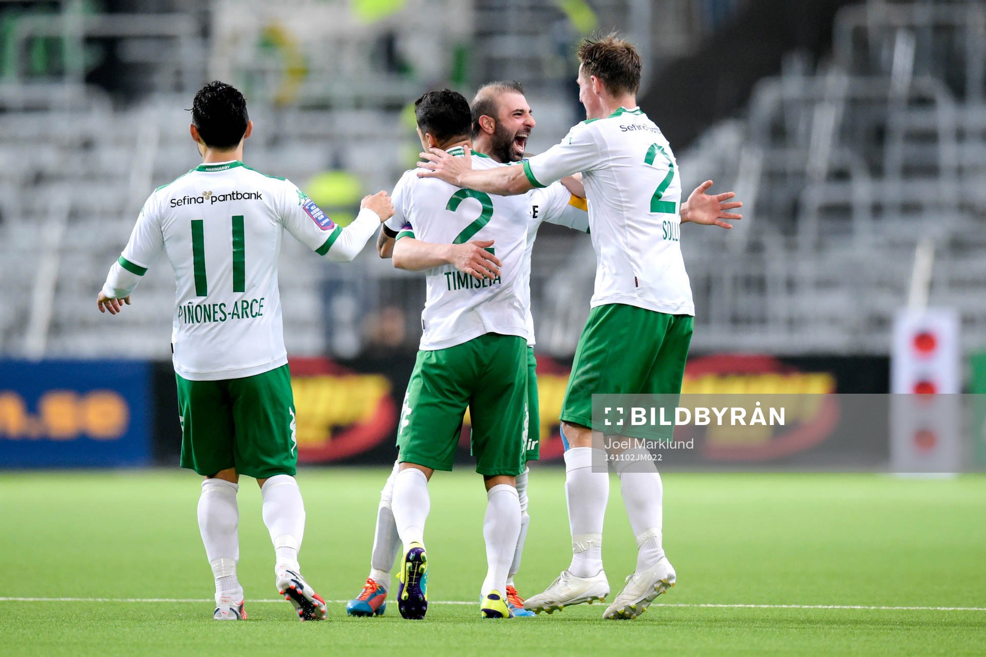 Hammarbys Kennedy Bakircioglu  jublar