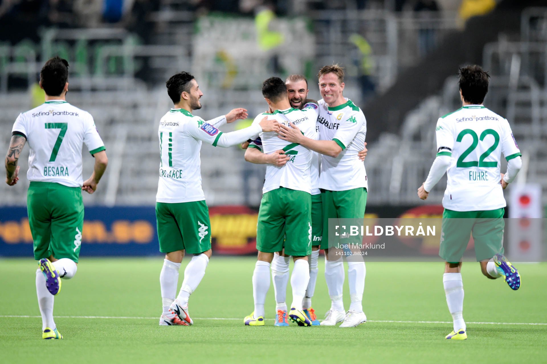 Hammarbys Kennedy Bakircioglu  jublar