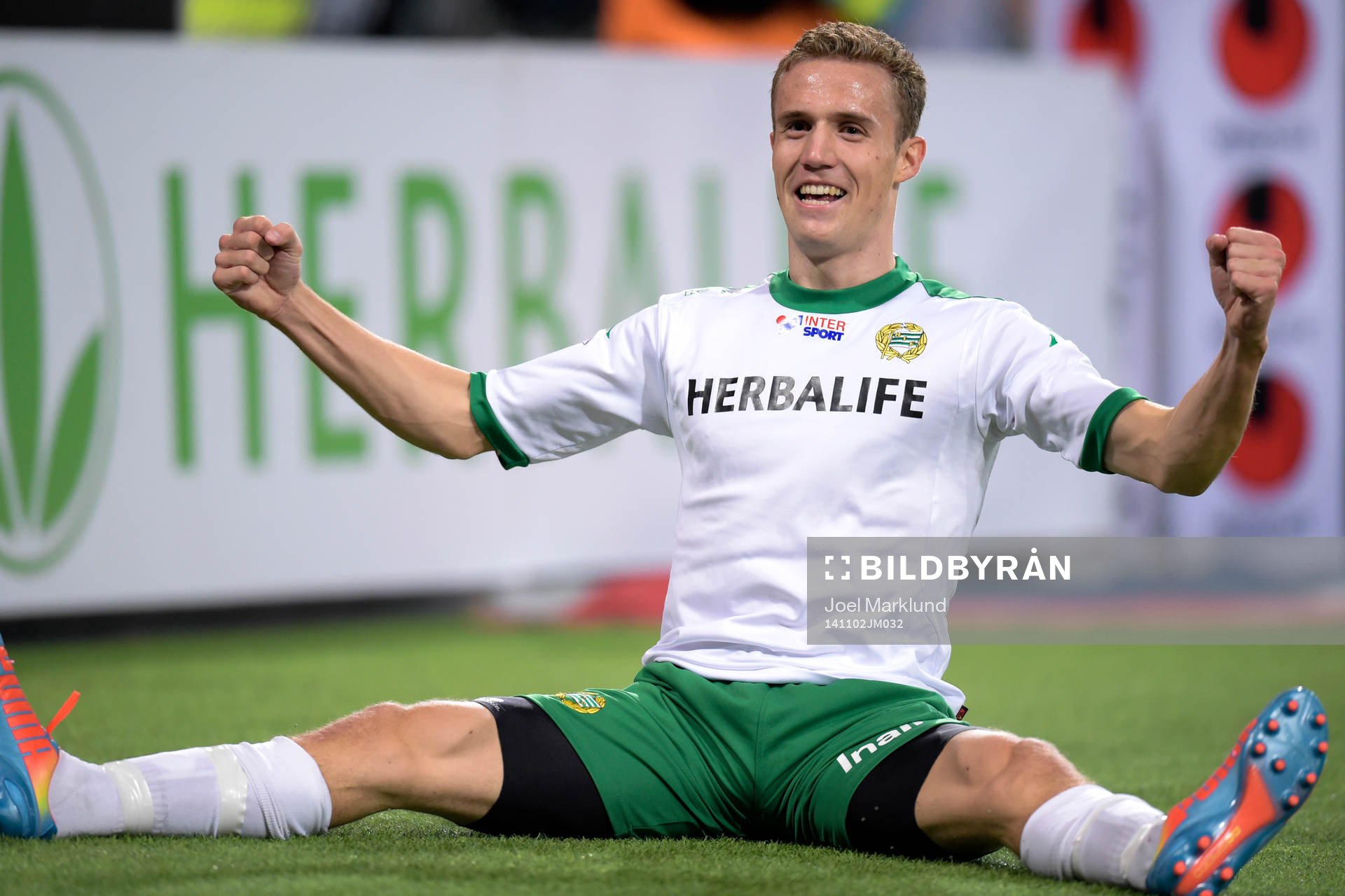 Hammarbys Fredrik Torsteinbö jublar