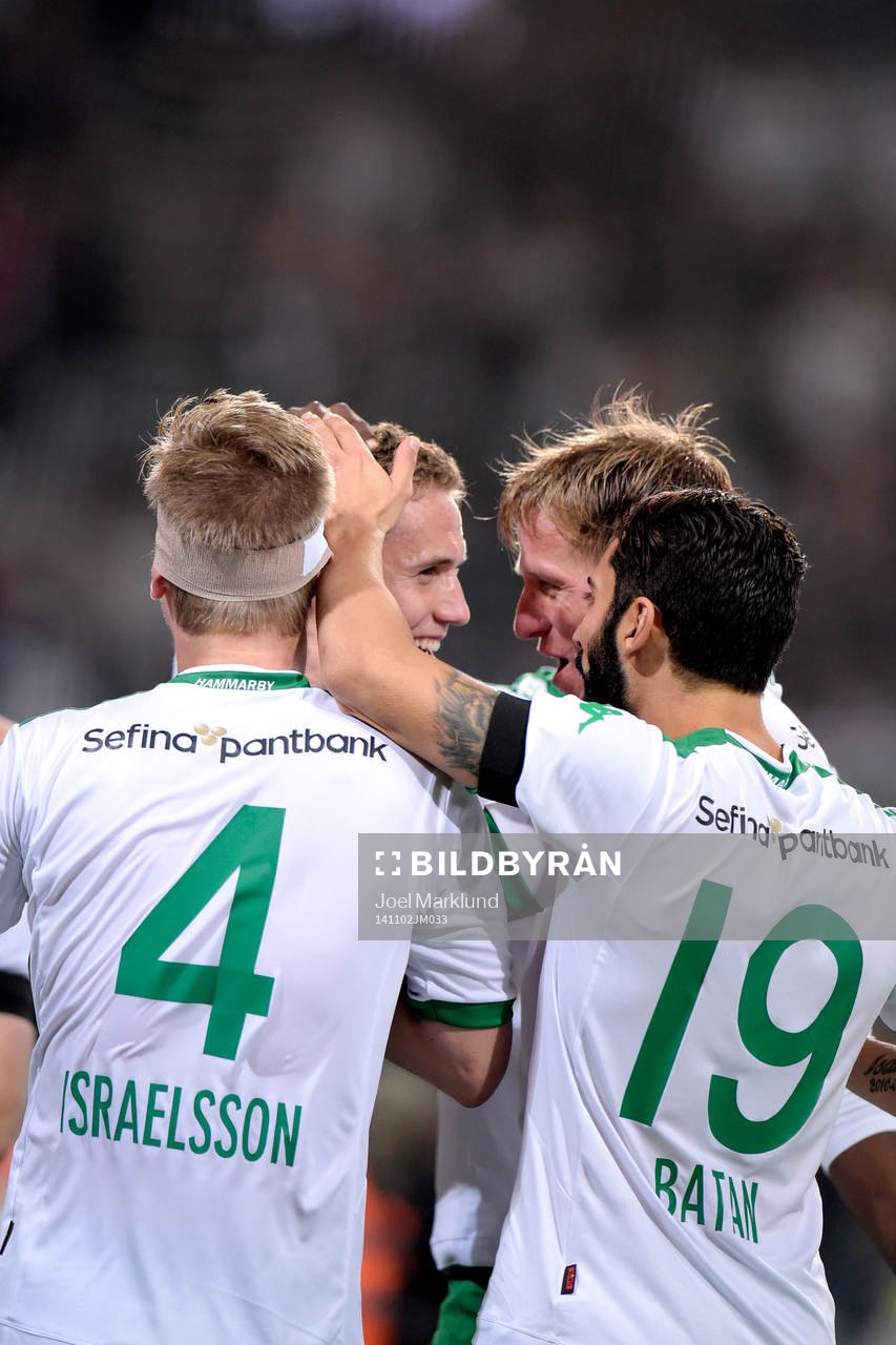 Hammarbys Fredrik Torsteinbö jublar