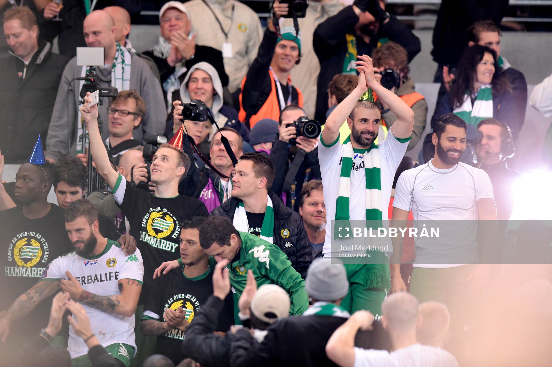 Hammarbys Kennedy Bakircioglu jublar