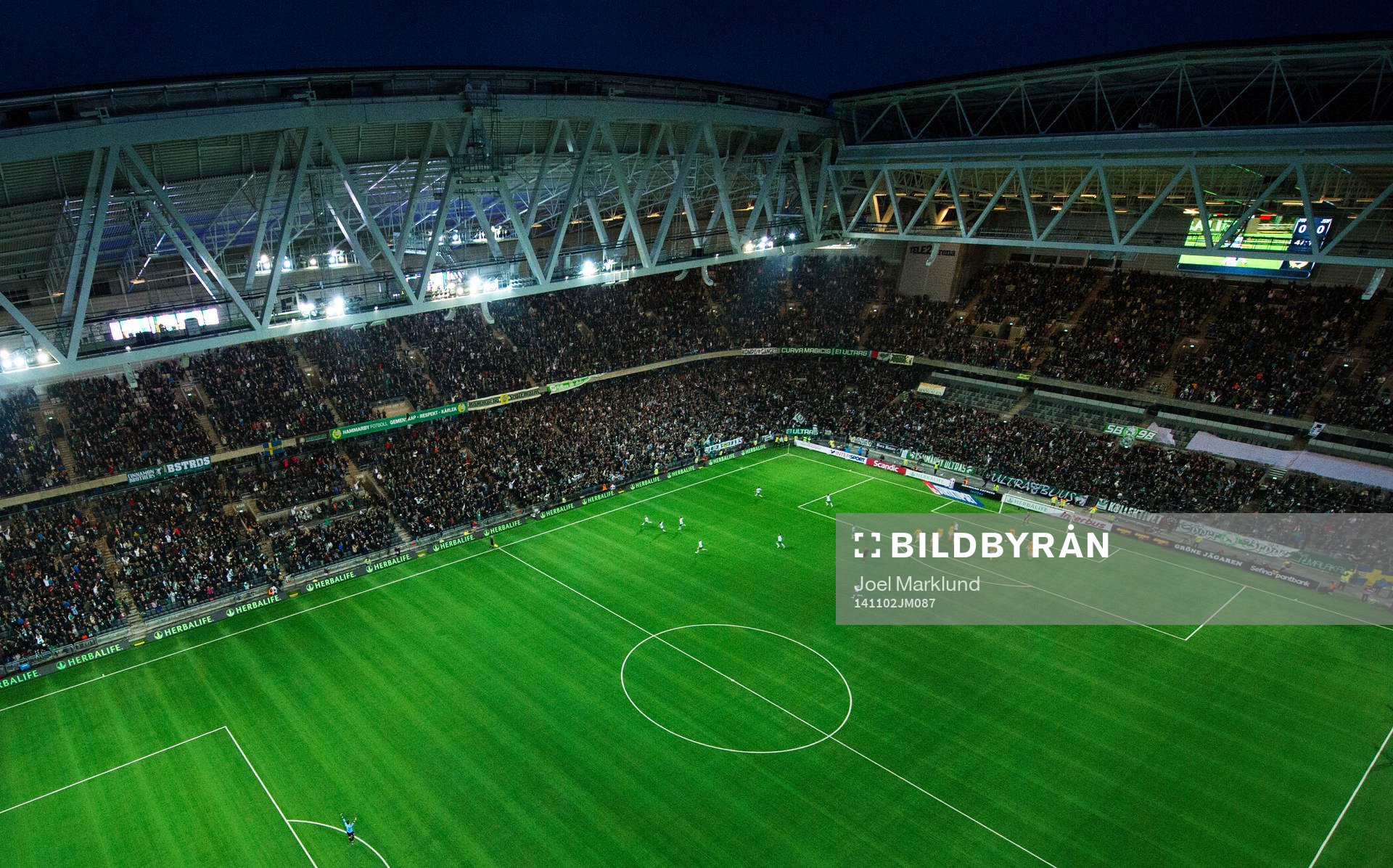 Jubel bland Hammarbys spelare