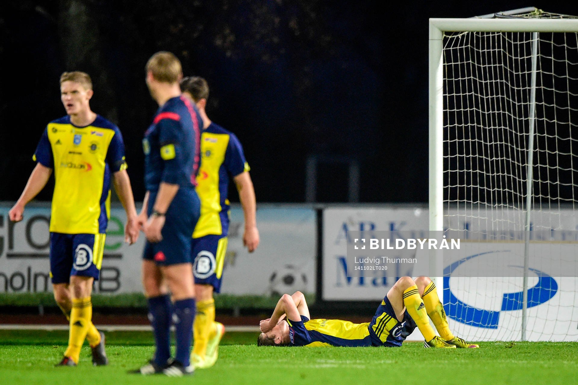 Ängelholms Fredrik Lundgren deppar