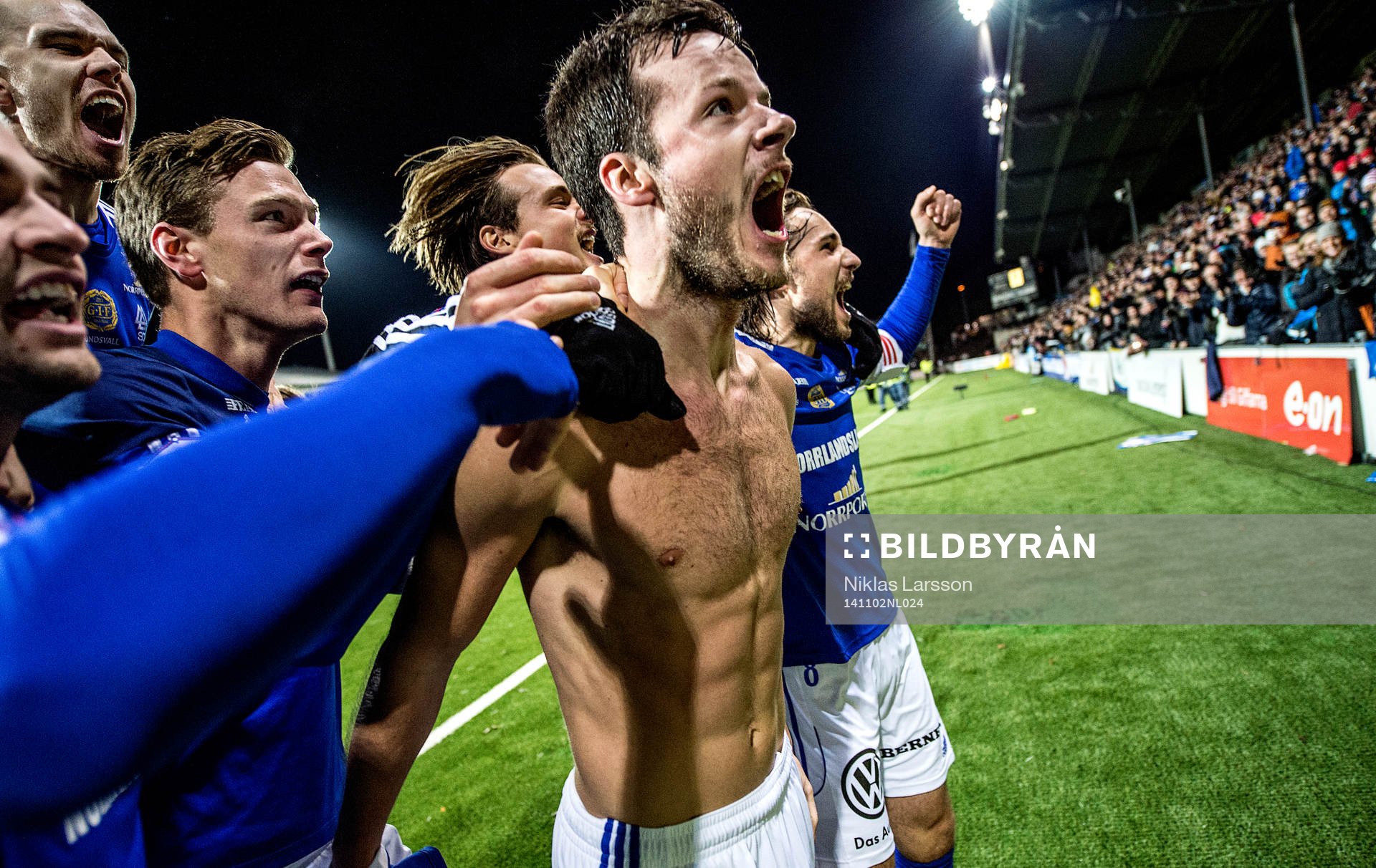 Sundsvalls Robert Lundström, Kevin Walker och Leo Englund