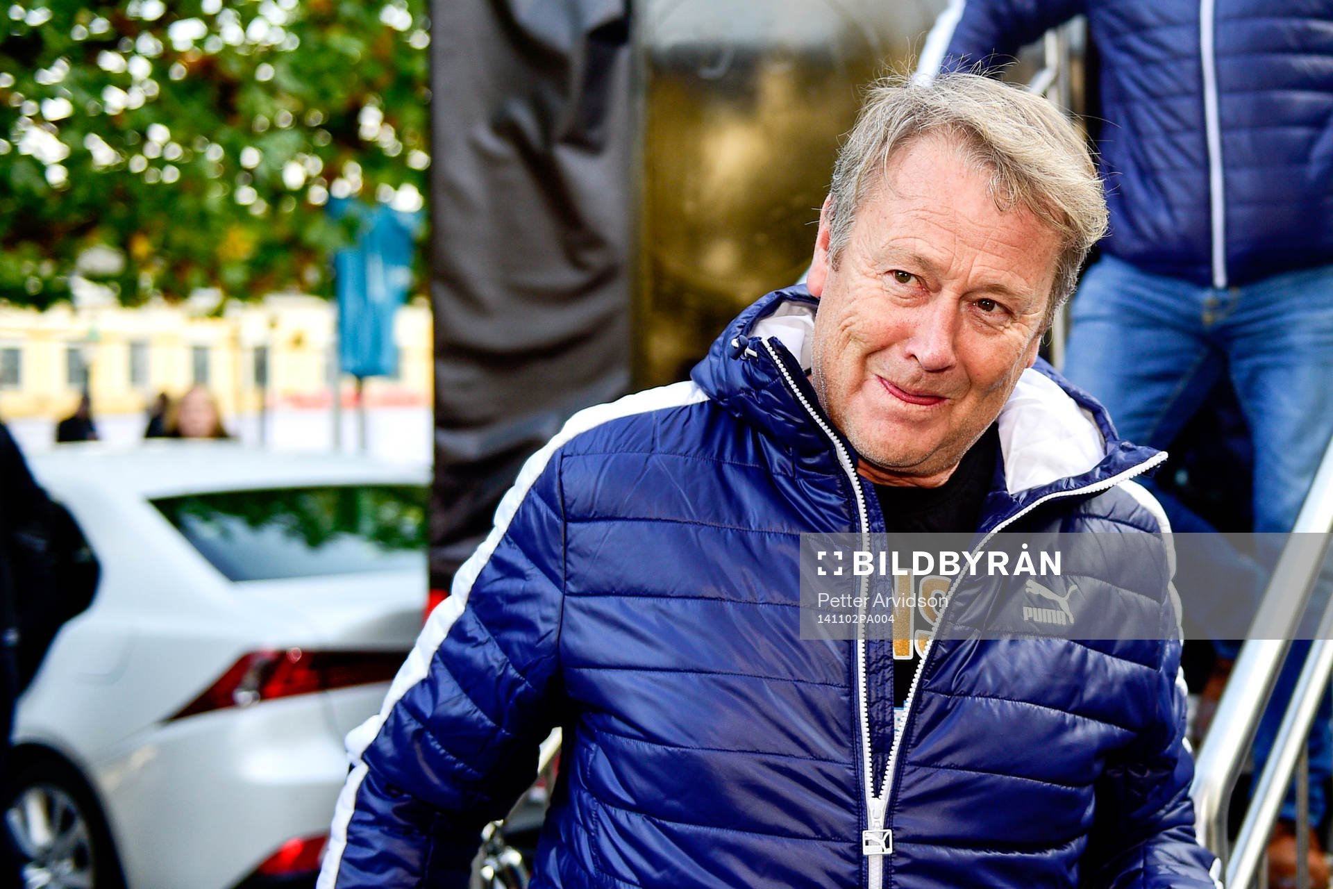 Malmö FFs tränare Åge Hareide firar SM-guld