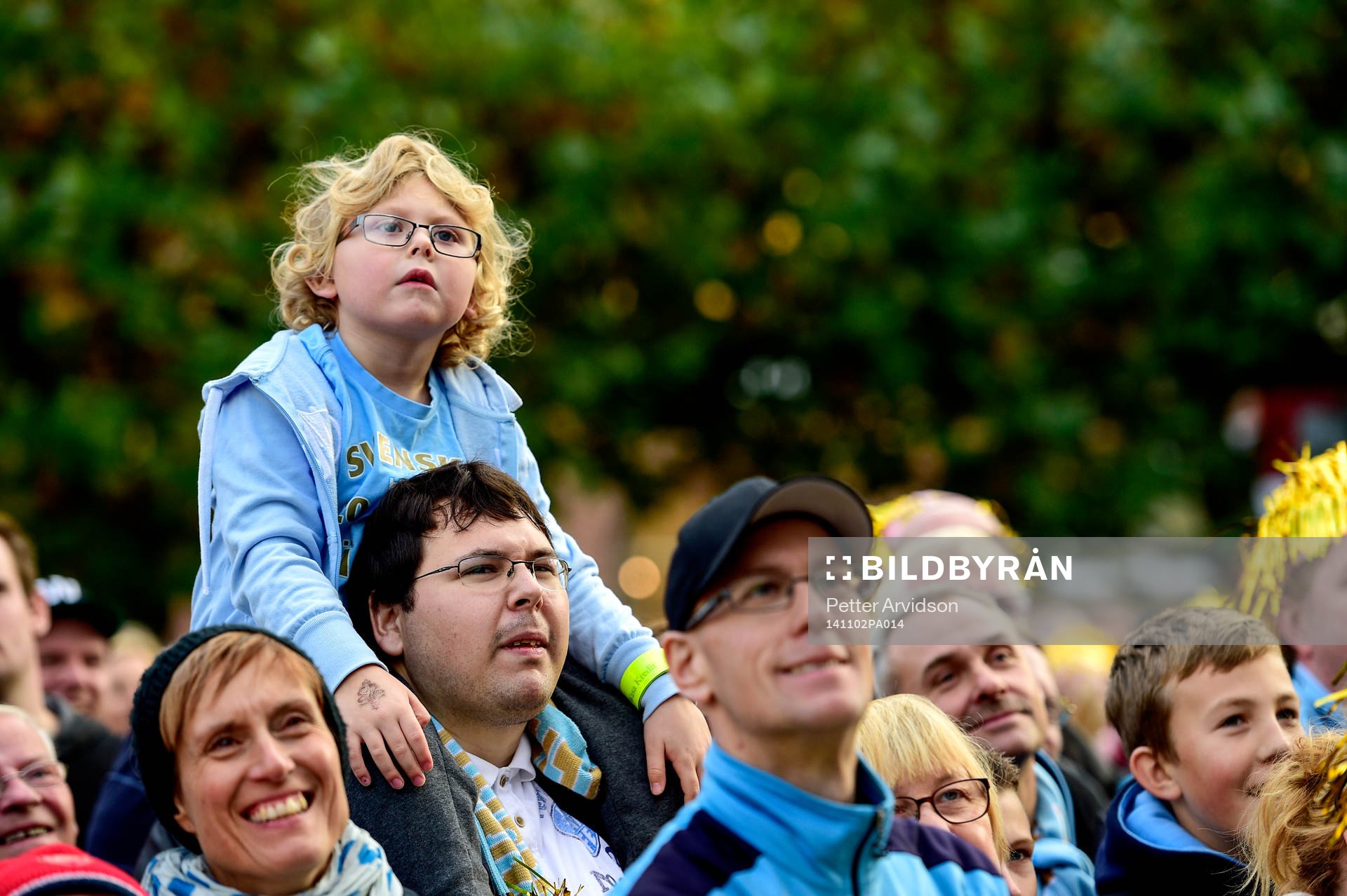 Malmö FFs och Rosengårds fans firar SM-guld