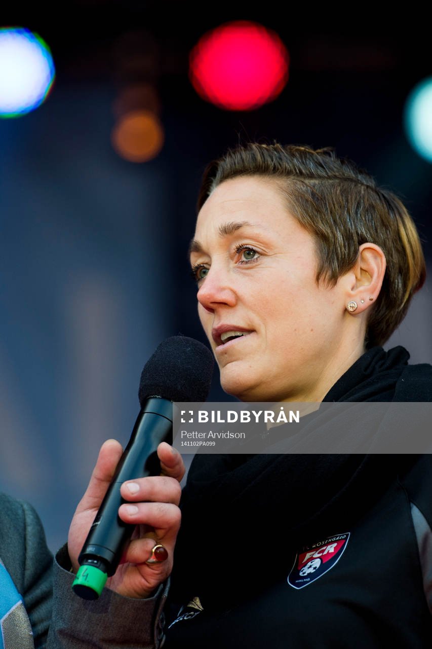 Rosengårds Therese Sjögran när Malmö FF och Rosengård