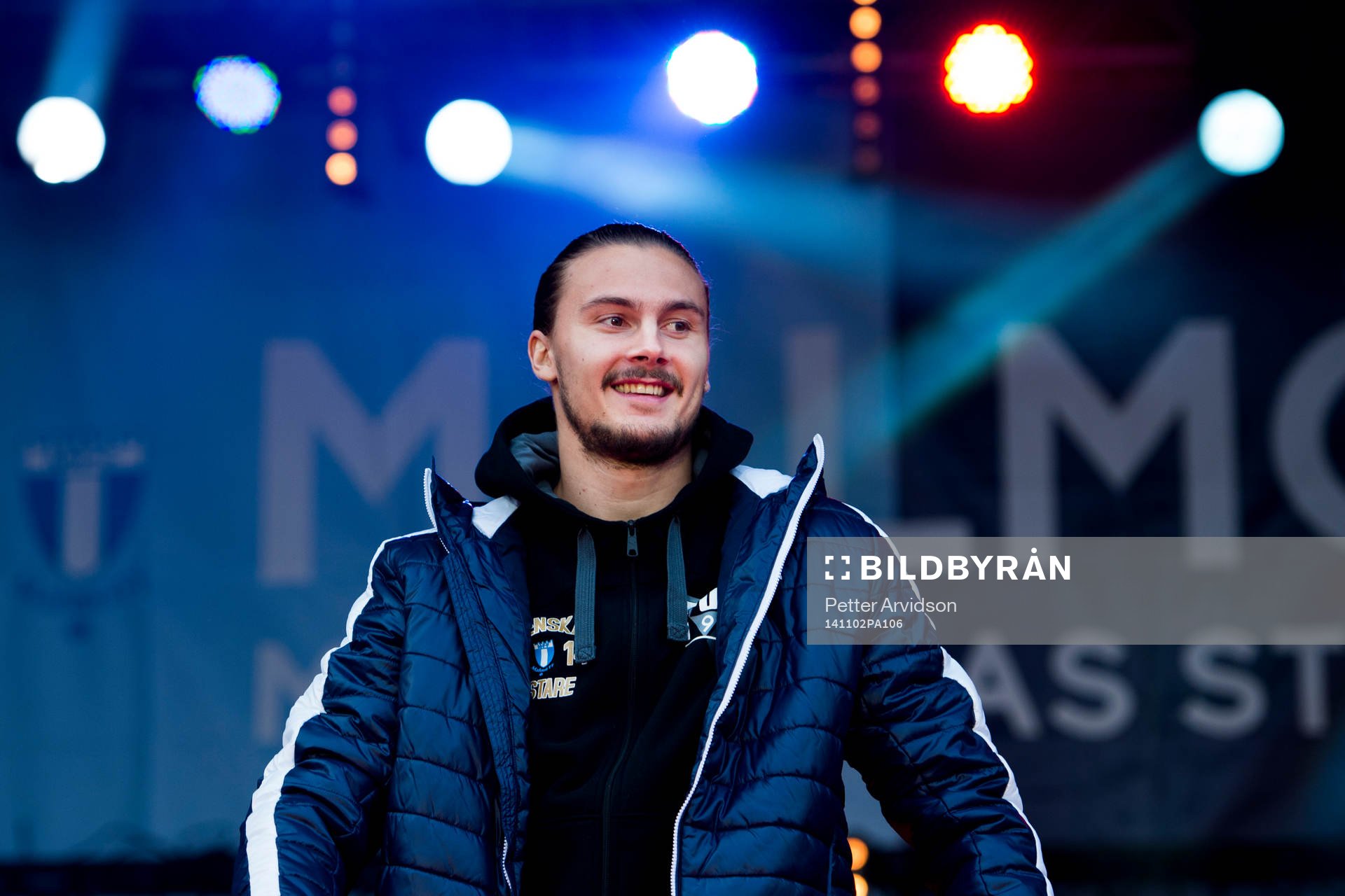 Malmö FFs Erik Johansson när Malmö FF och Rosengård