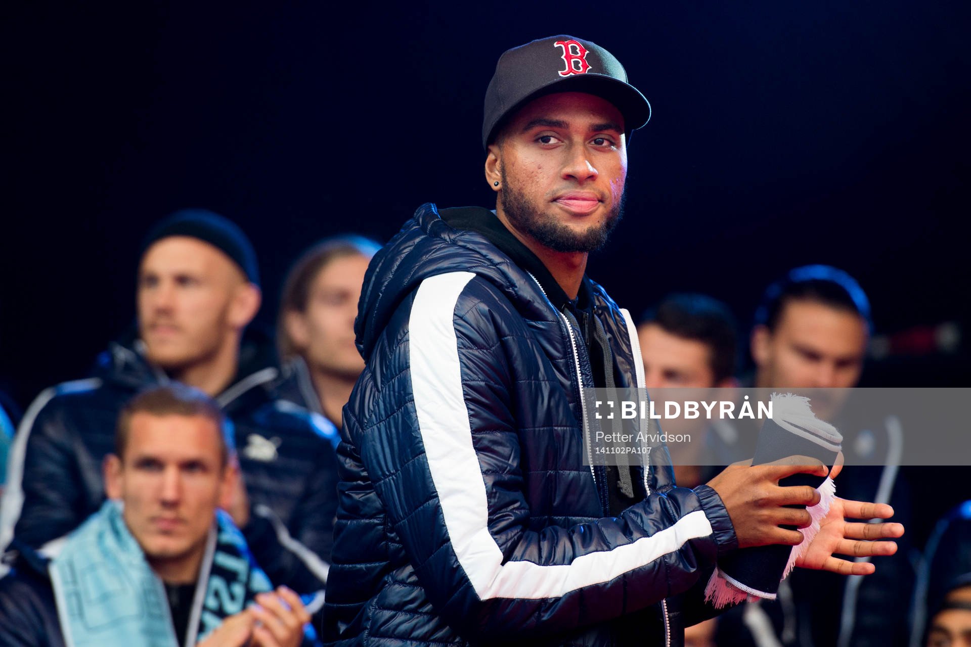 Malmö FFs Isaac Kiese Thelin när Malmö FF och Rosengård
