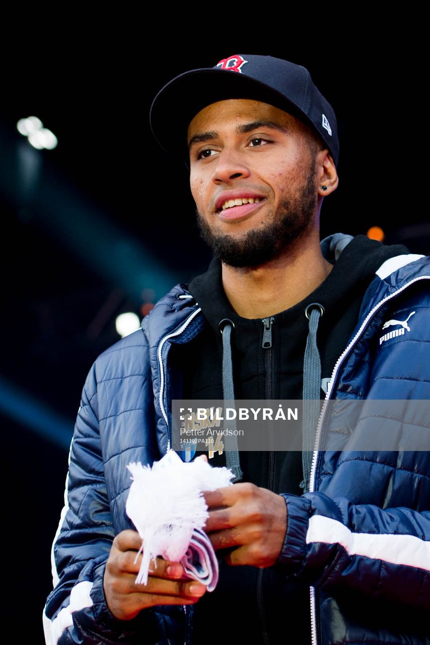 Malmö FFs Isaac Kiese Thelin när Malmö FF och Rosengård