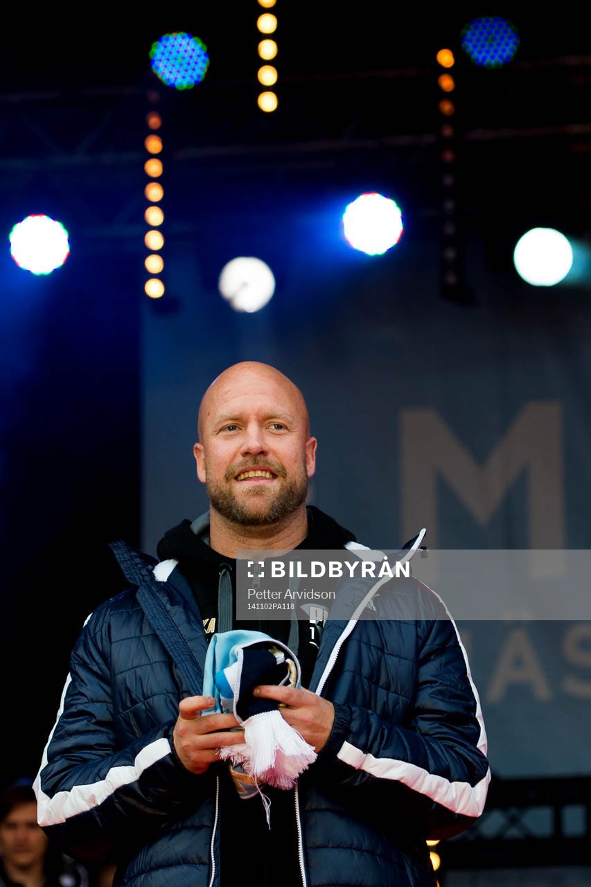 Malmö FFs assisterande tränare Olof Persson när Malmö