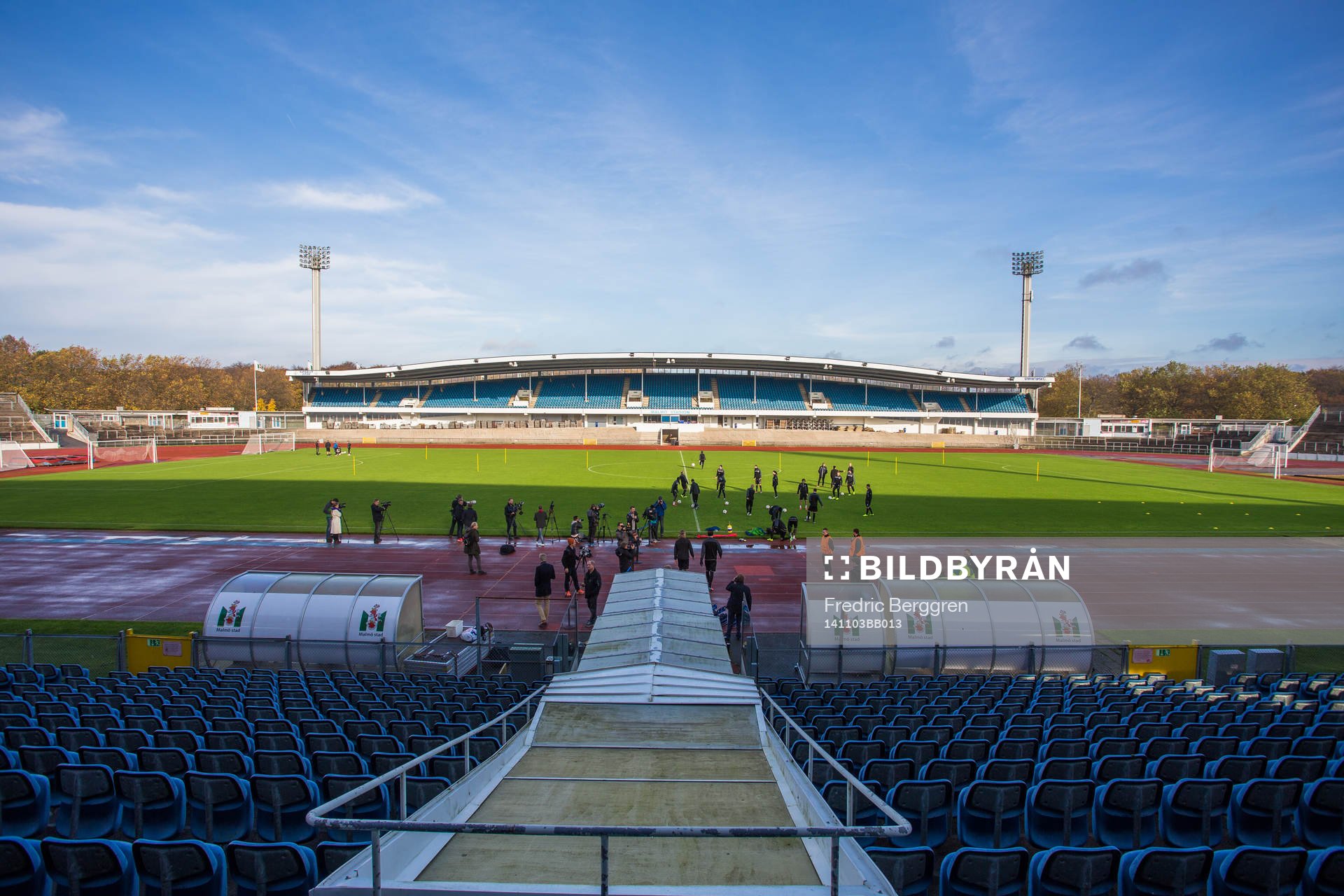 Generell översiktsbild över Malmö Stadion