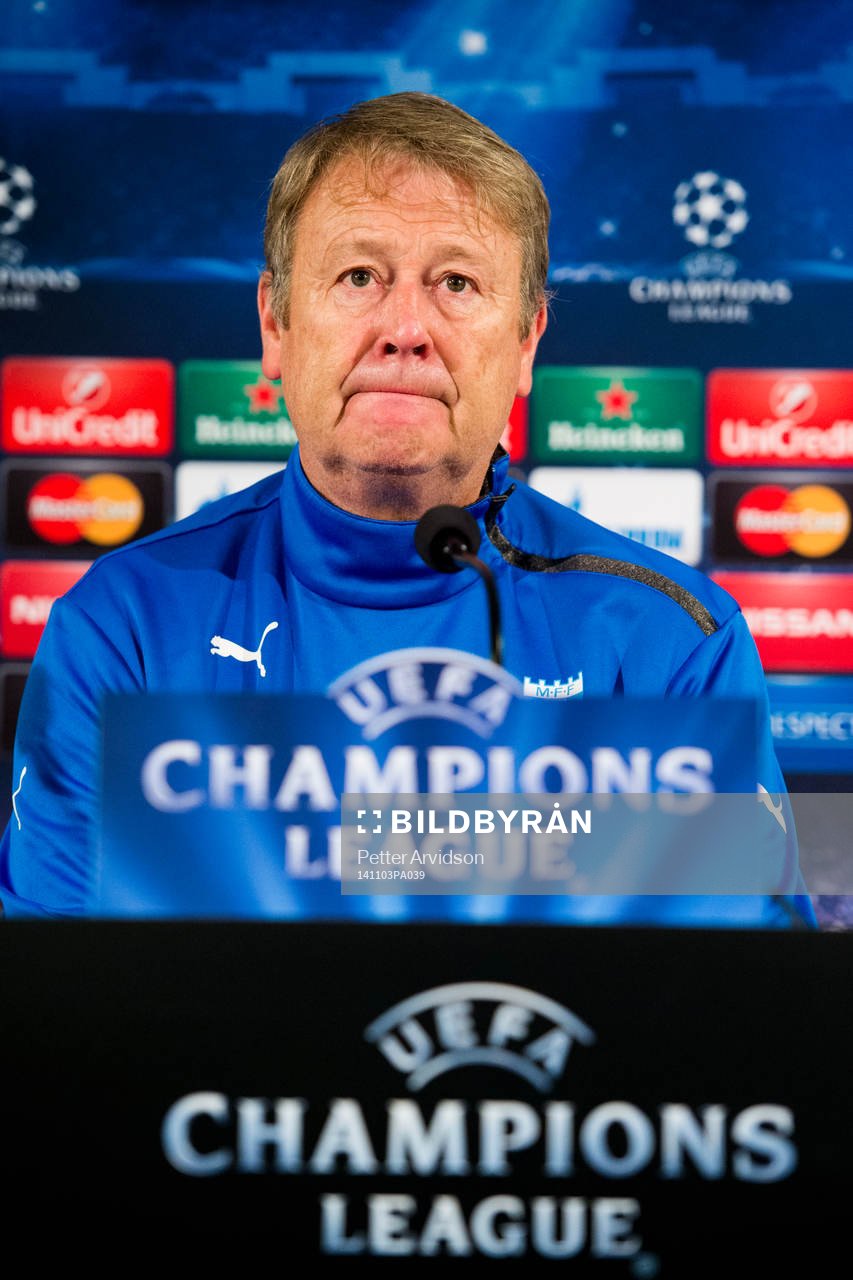 Malmö FFs tränare Åge Hareide