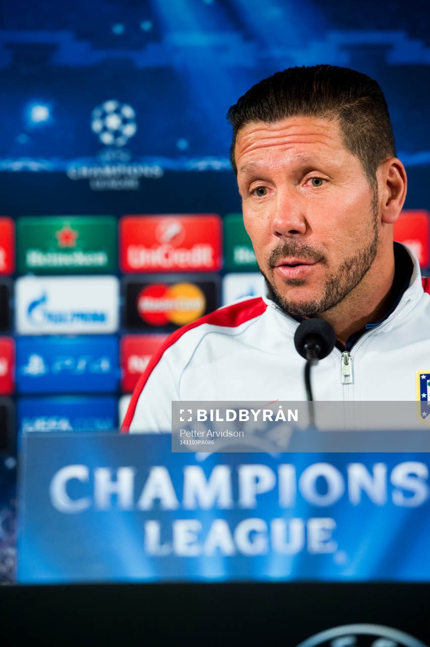 Atletico Madrids tränare Diego Simeone