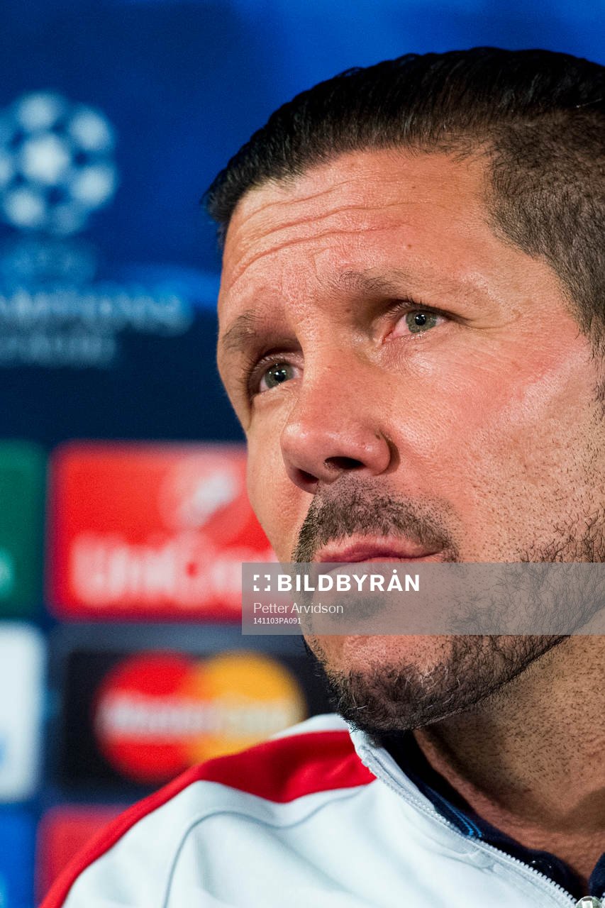 Atletico Madrids tränare Diego Simeone