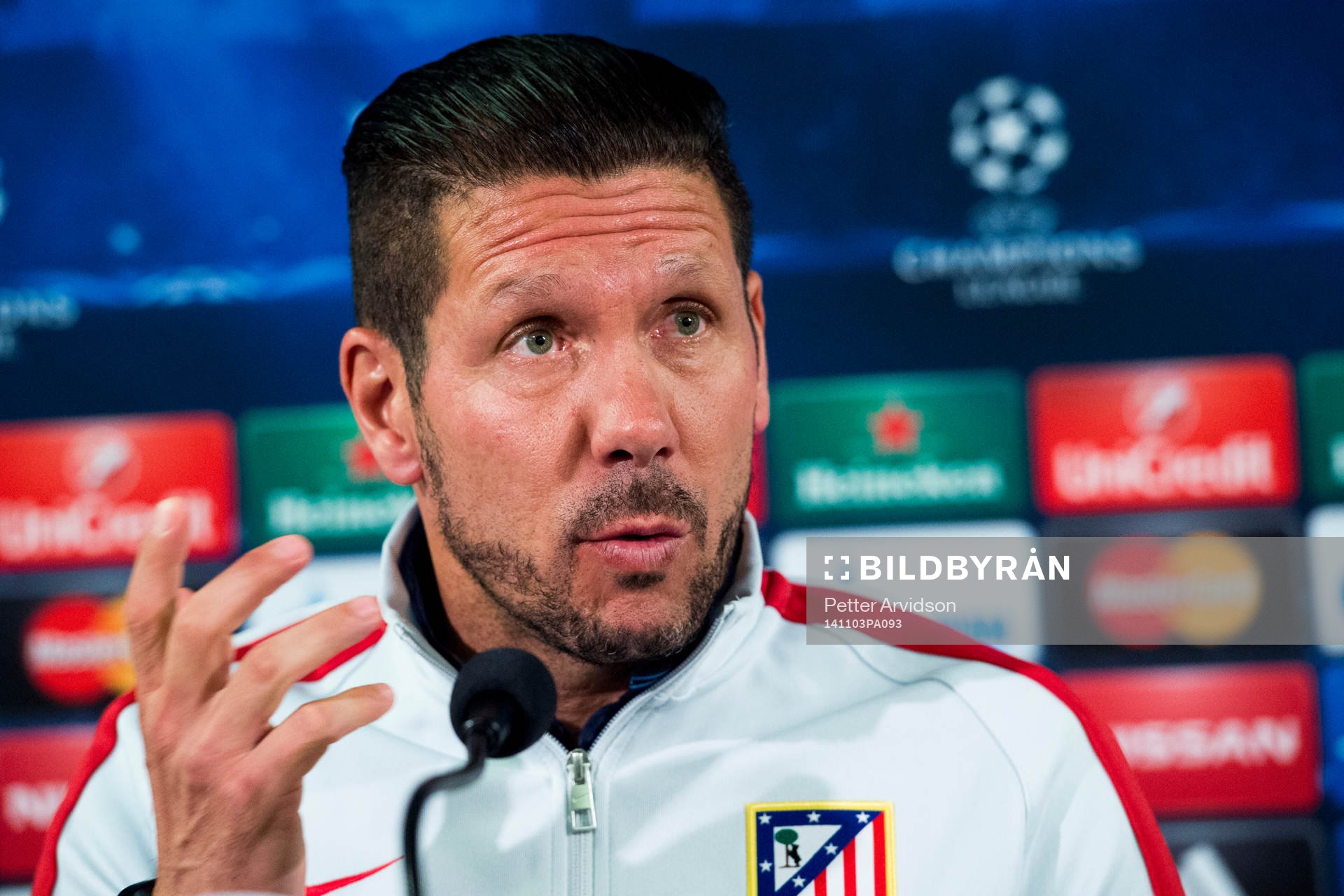 Atletico Madrids tränare Diego Simeone
