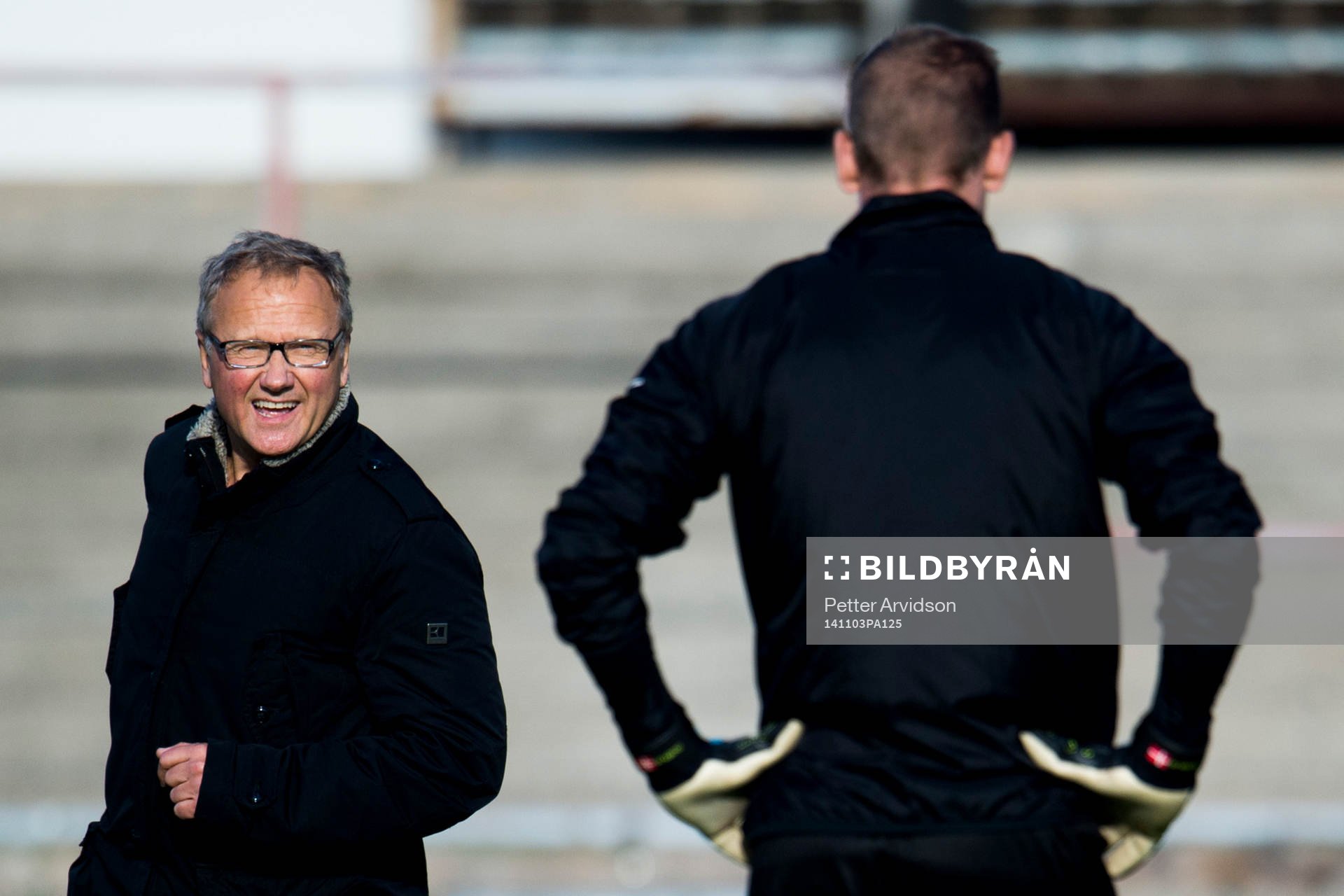 Malmö FFs läkare Pär Herbertsson och målvakt Robin Olsen