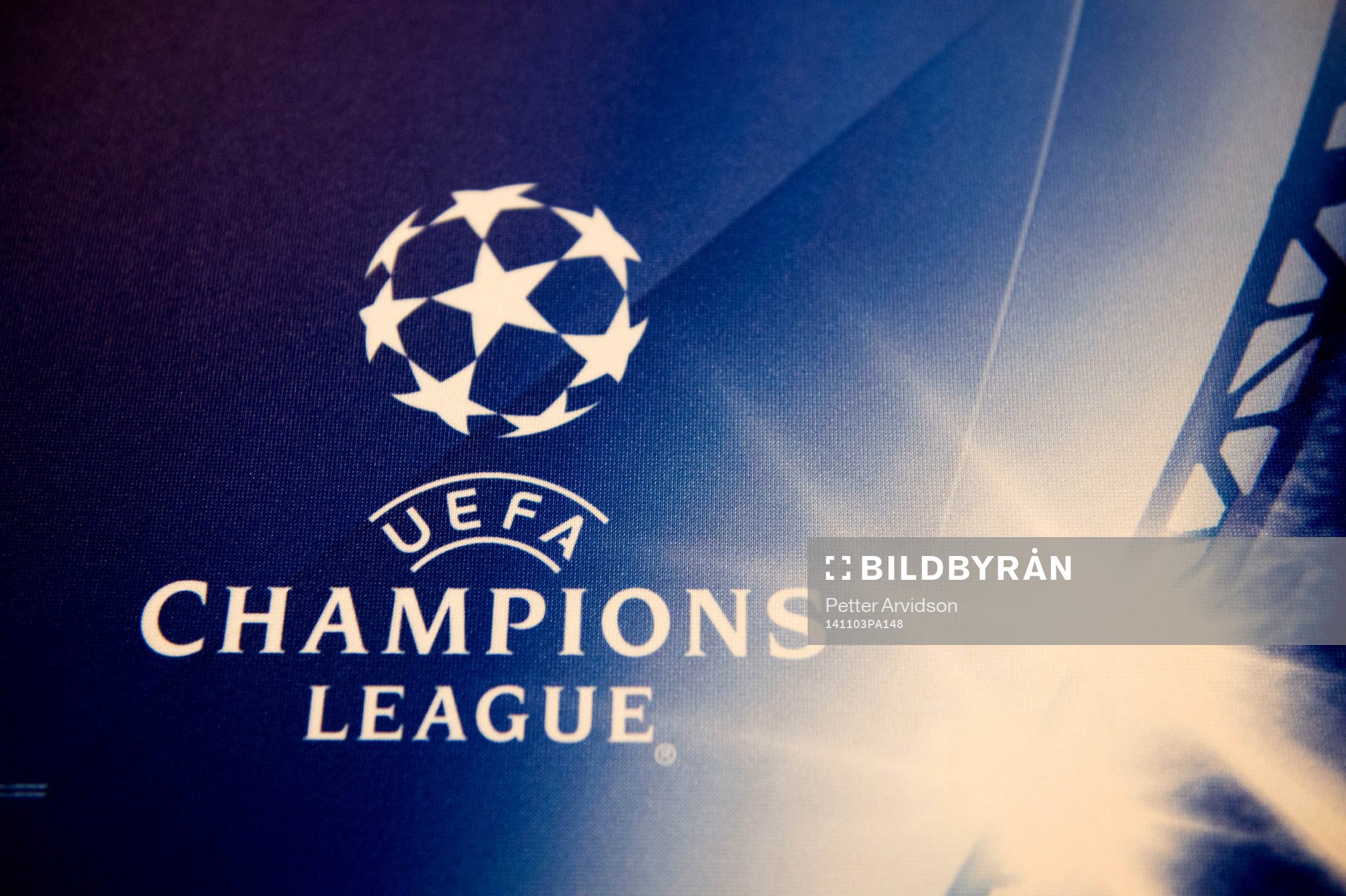 Champions League skylt