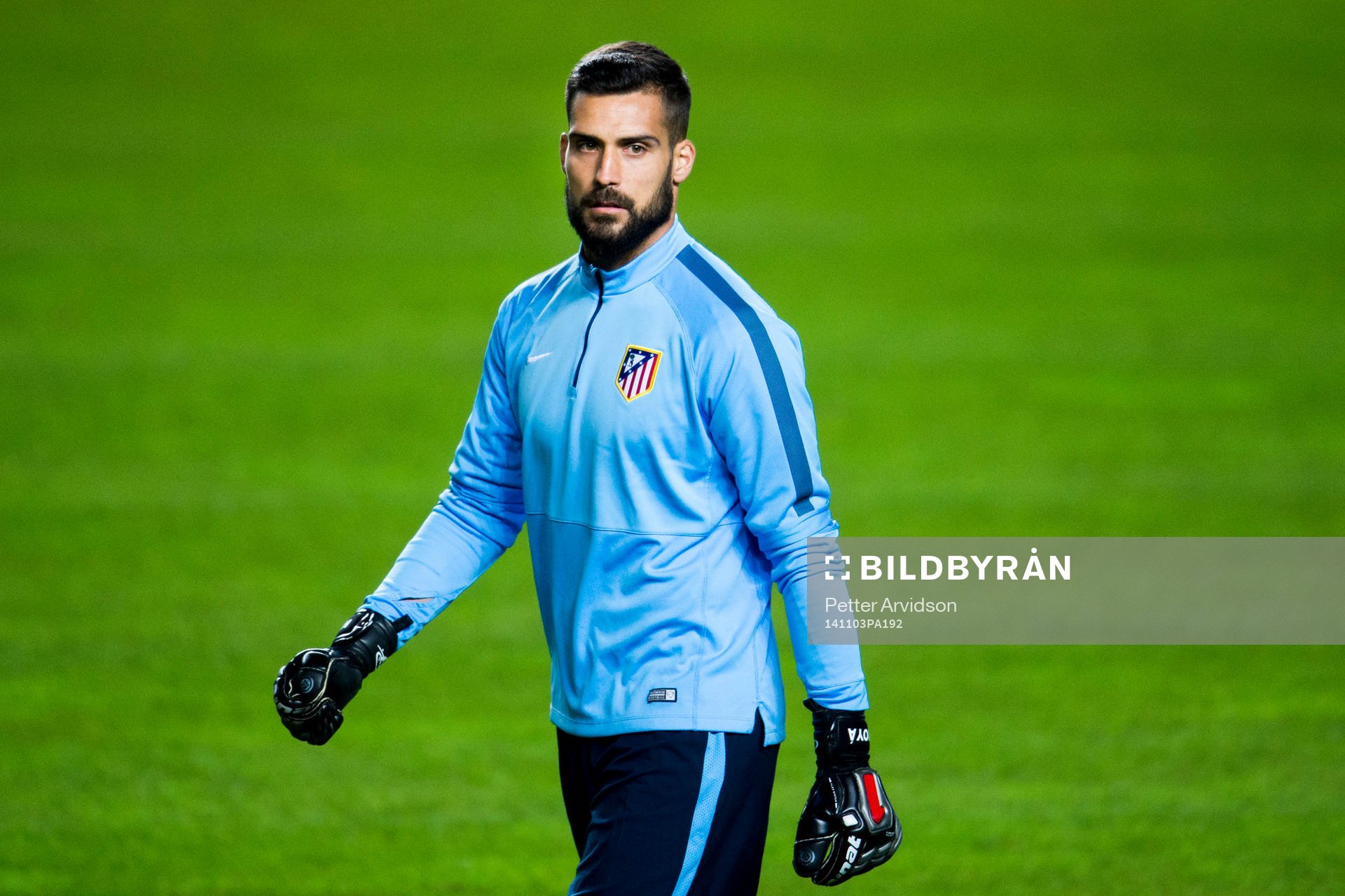 Atletico Madrids målvakt Miguel Angel Moya