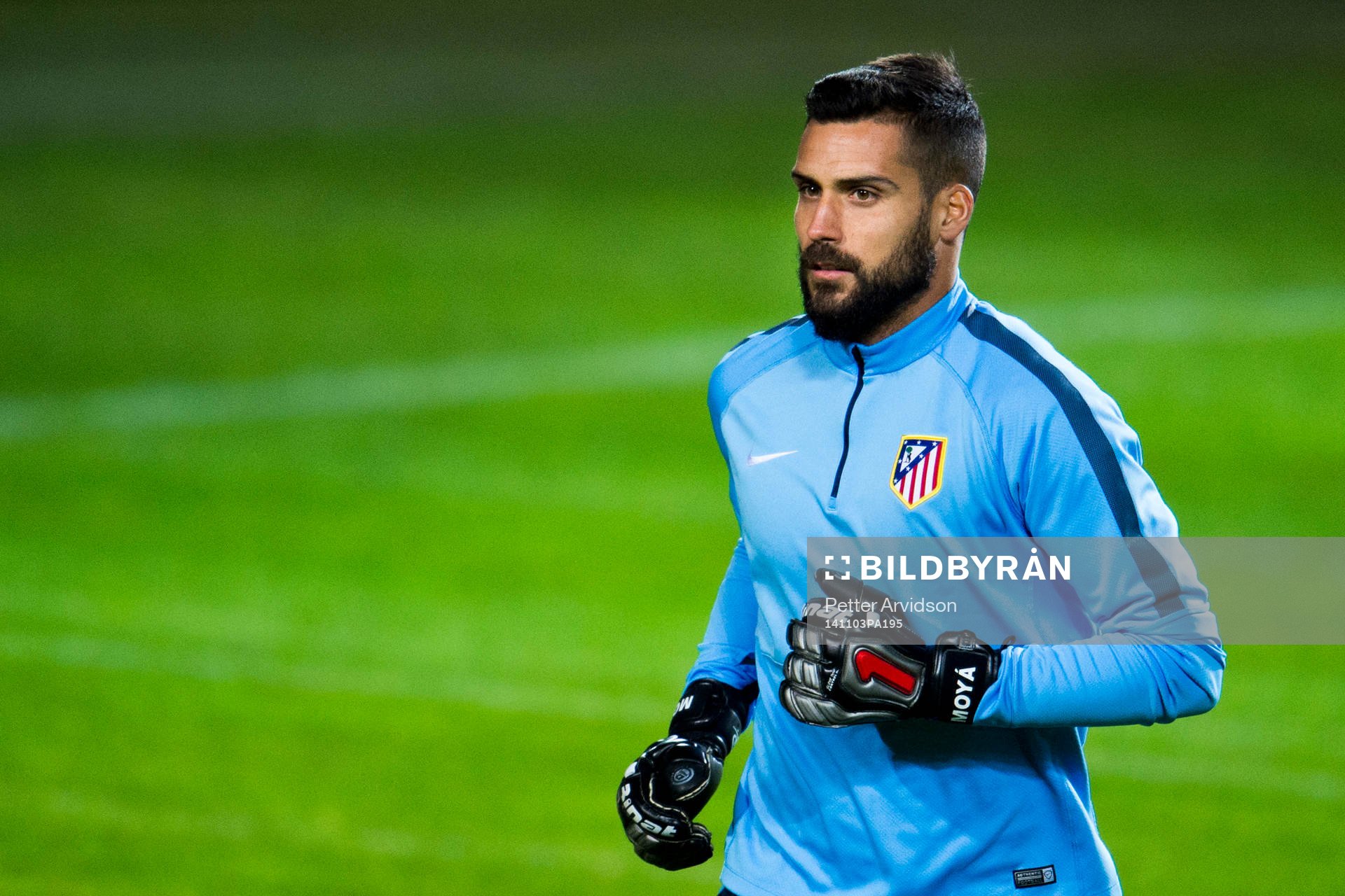 Atletico Madrids målvakt Miguel Angel Moya