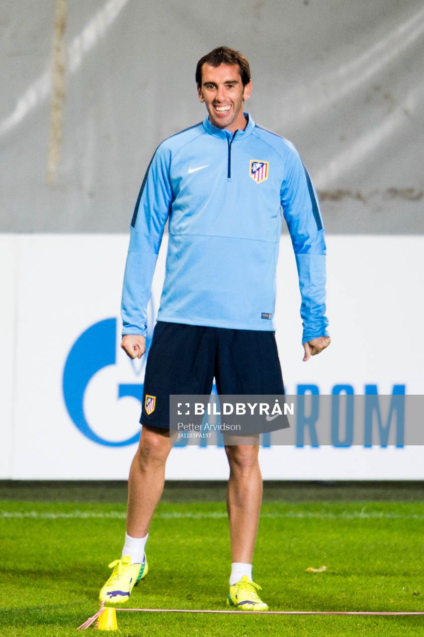 Atletico Madrids Diego Godin