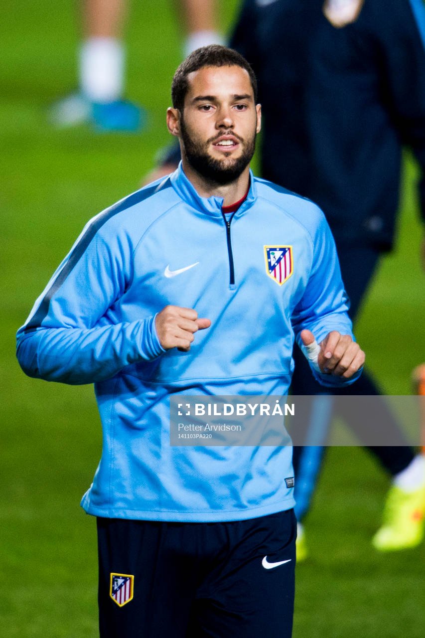 Atletico Madrids Mario Suarez