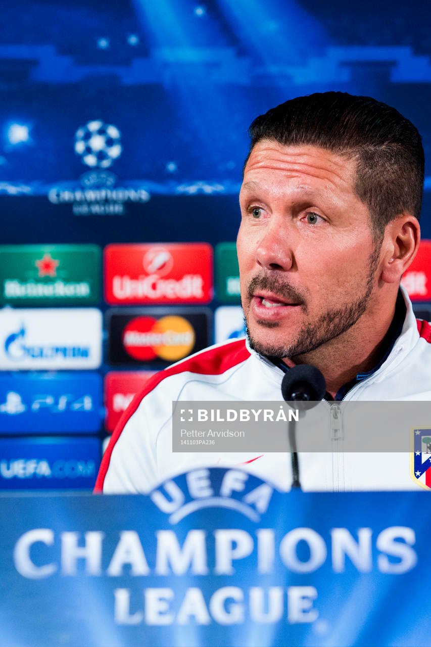 Atletico Madrids tränare Diego Simeone
