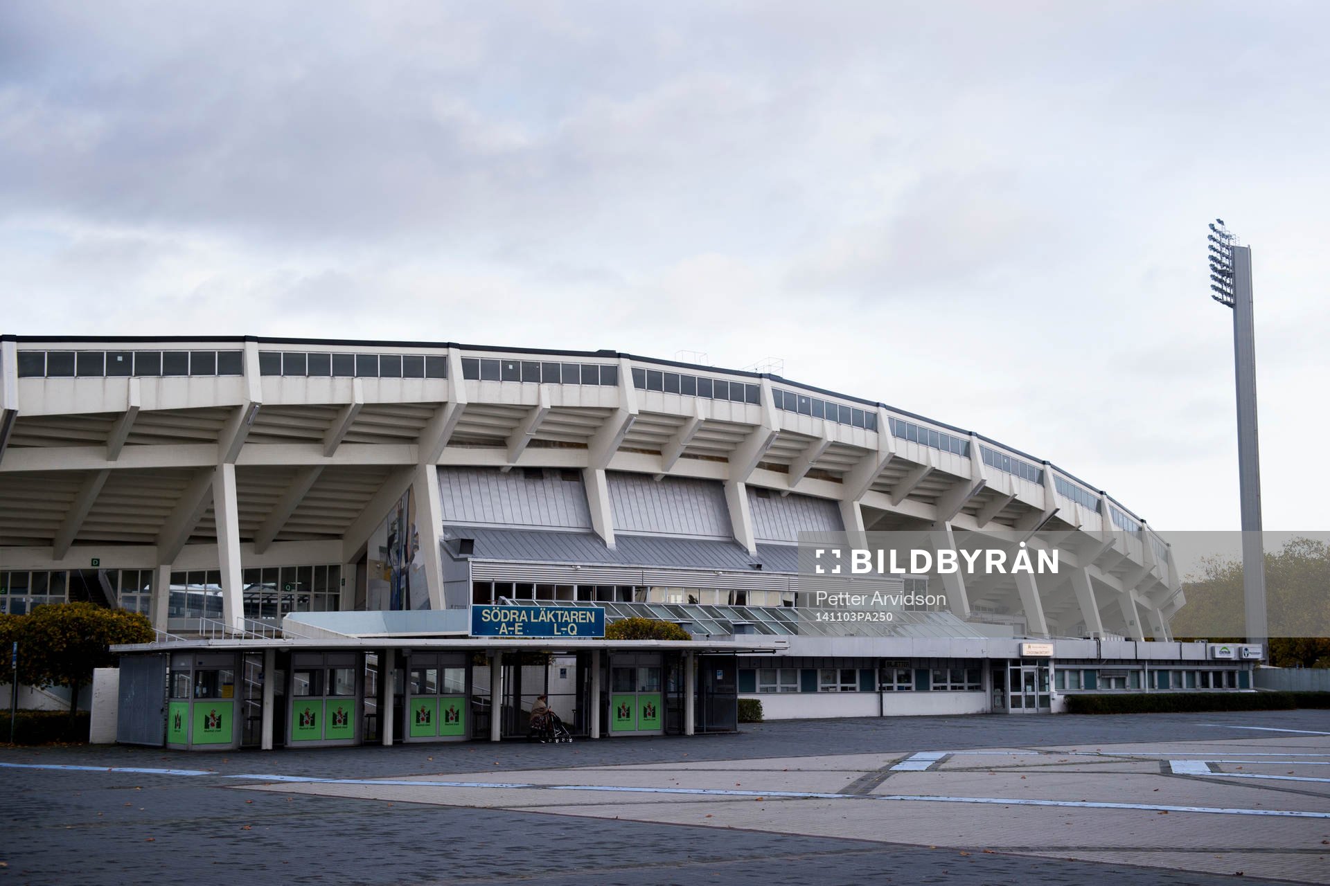 Exteriör Malmö Stadion när Malmö FF tränar
