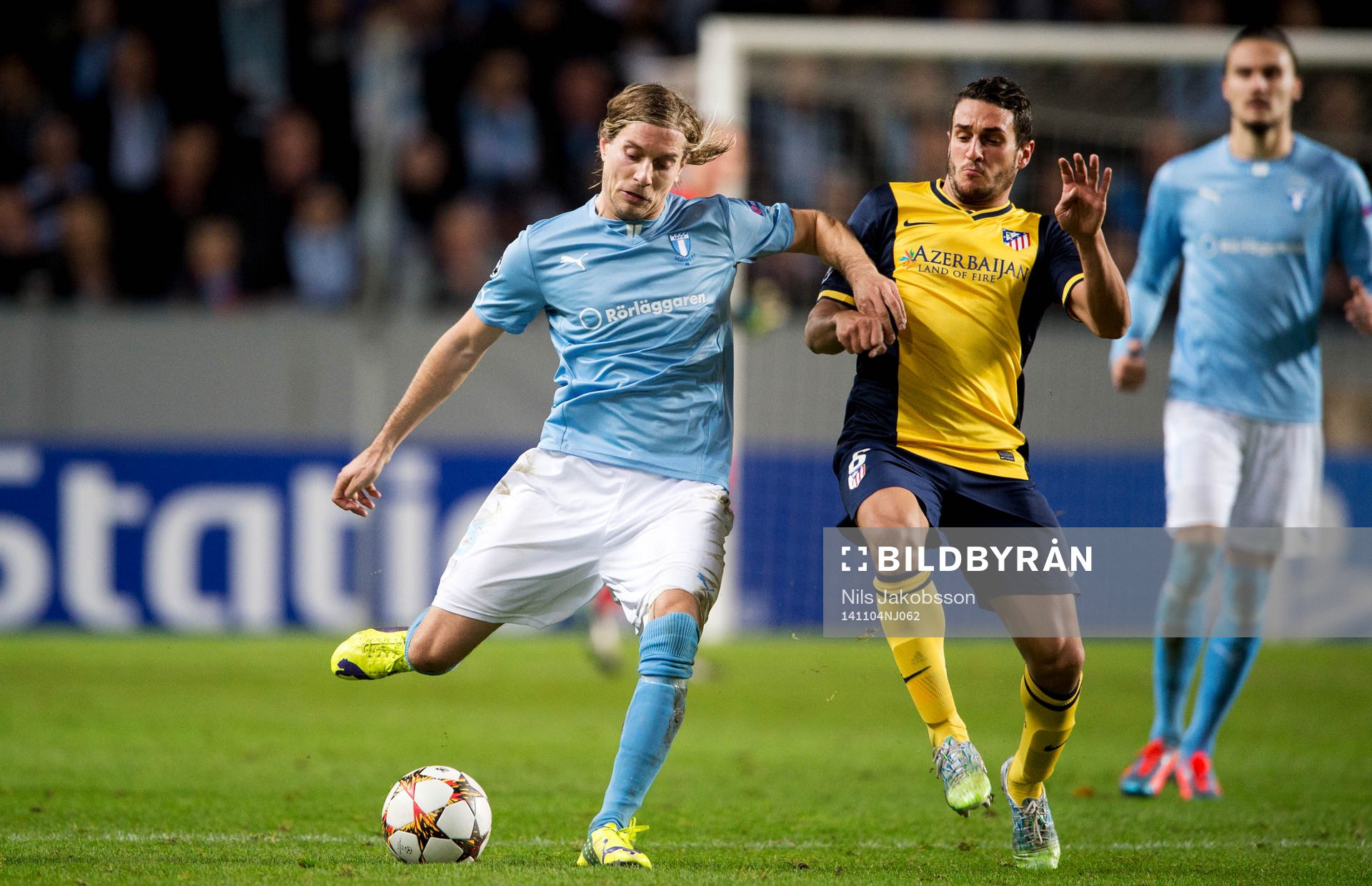 s Markus Halsti och Atletico Madrids Koke