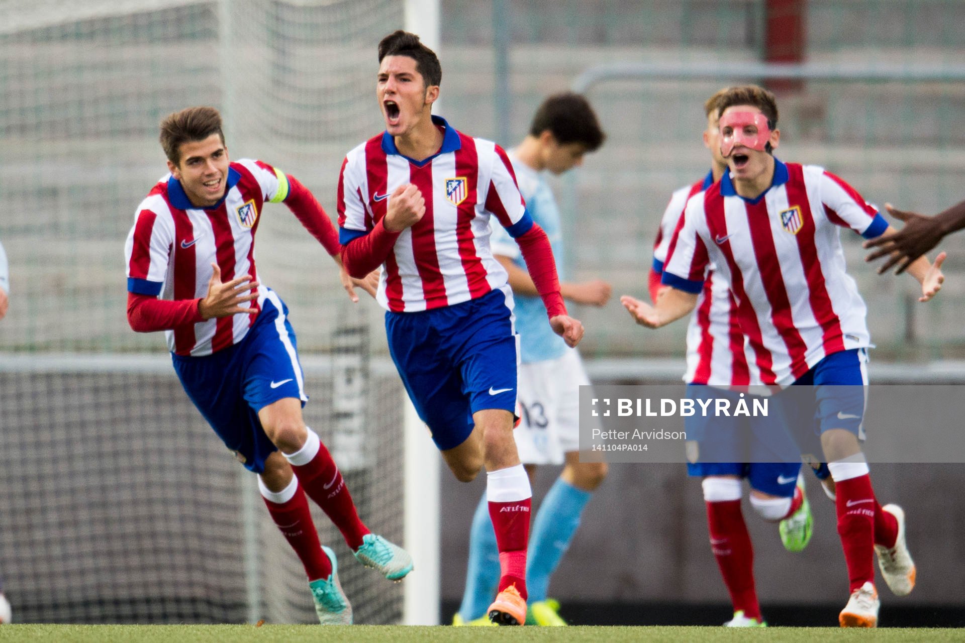 Atlético Madrids Antonio Morente Olivia Jose (m) jublar