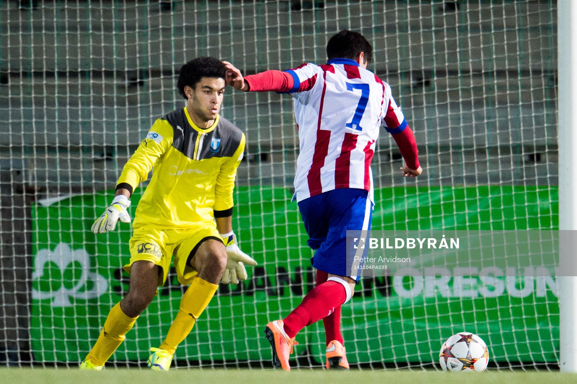 Atlético Madrids Diego Gama Garcia gör avgörande 1-2
