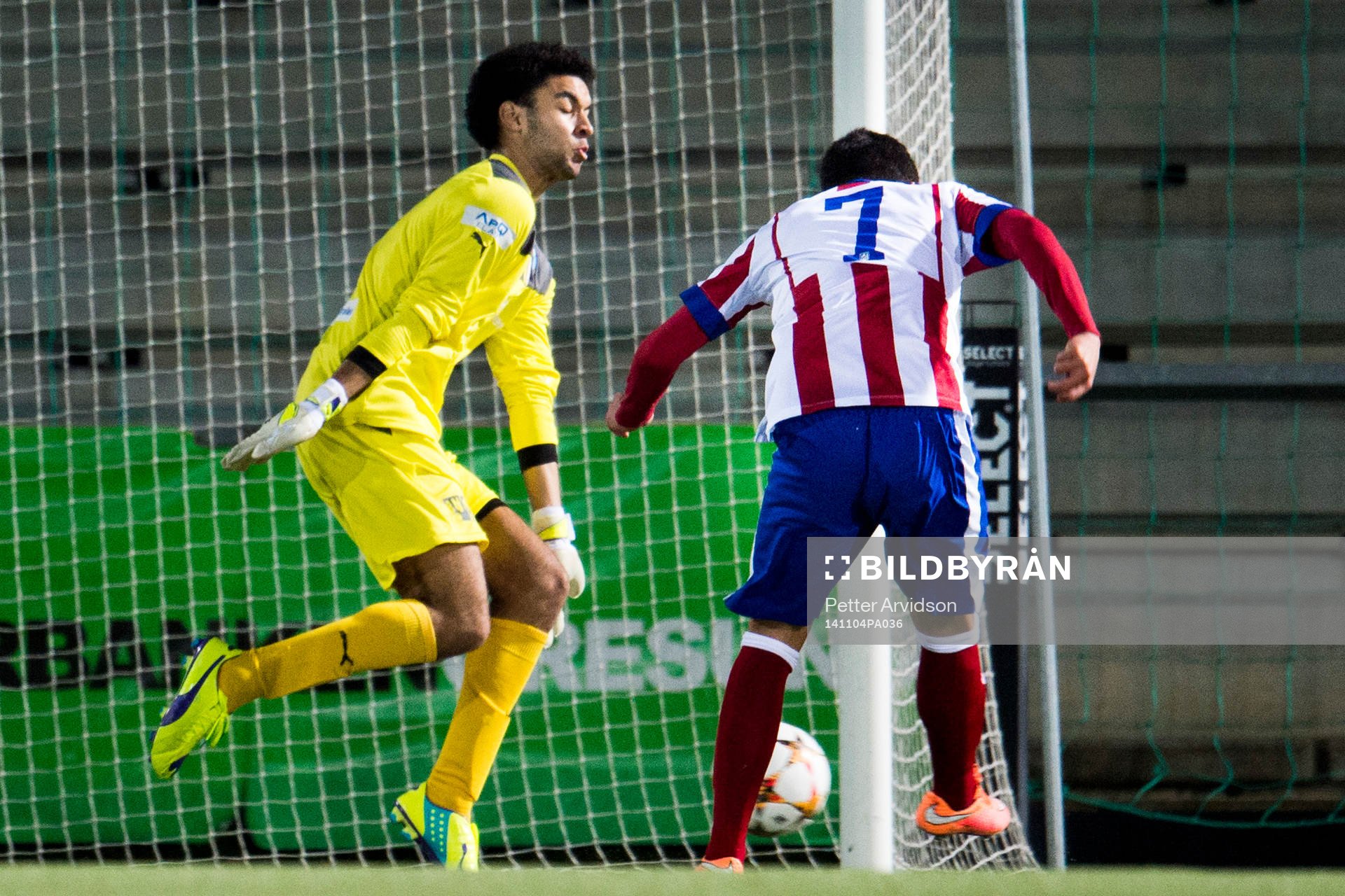 Atlético Madrids Diego Gama Garcia gör avgörande 1-2