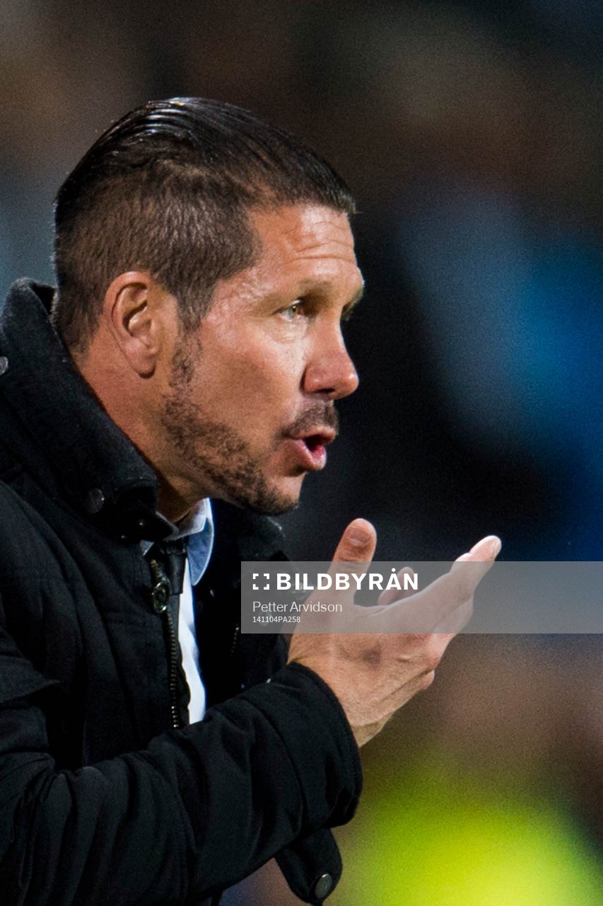 Atletico Madrids tränare Diego Simeone