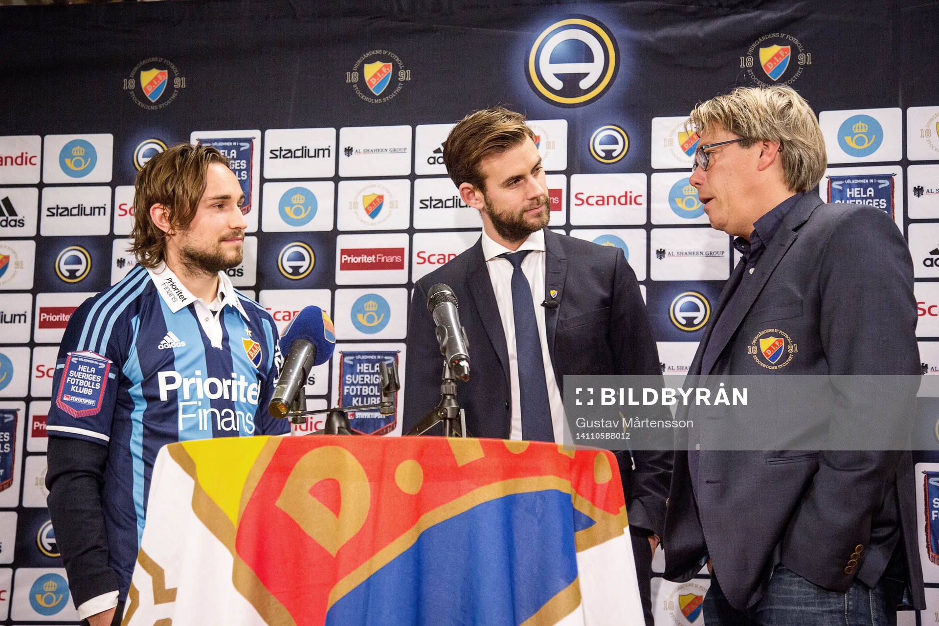 Kevin Walker, Pär Lernström och tränare Per Olsson