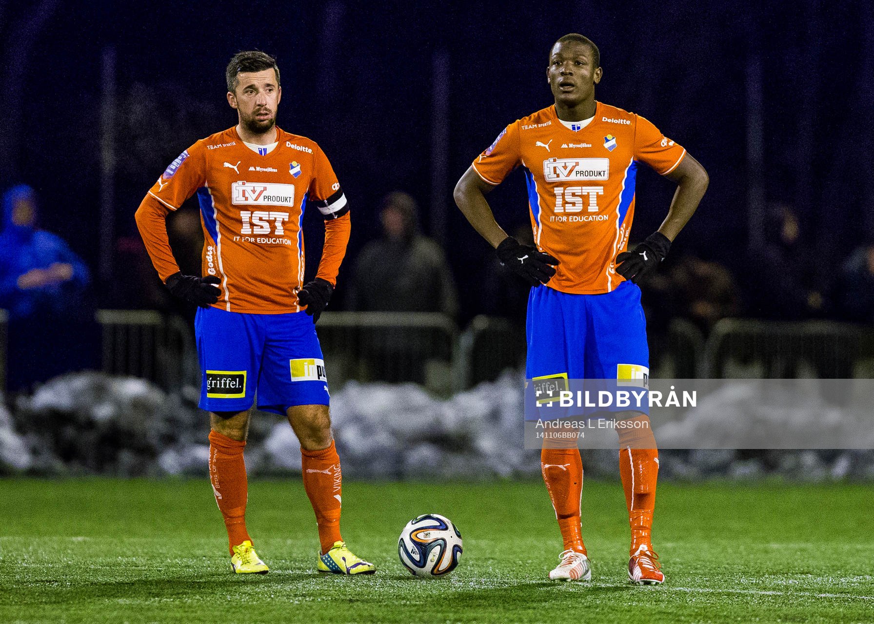 Östers Denis Velic och Alhaji Gero deppar