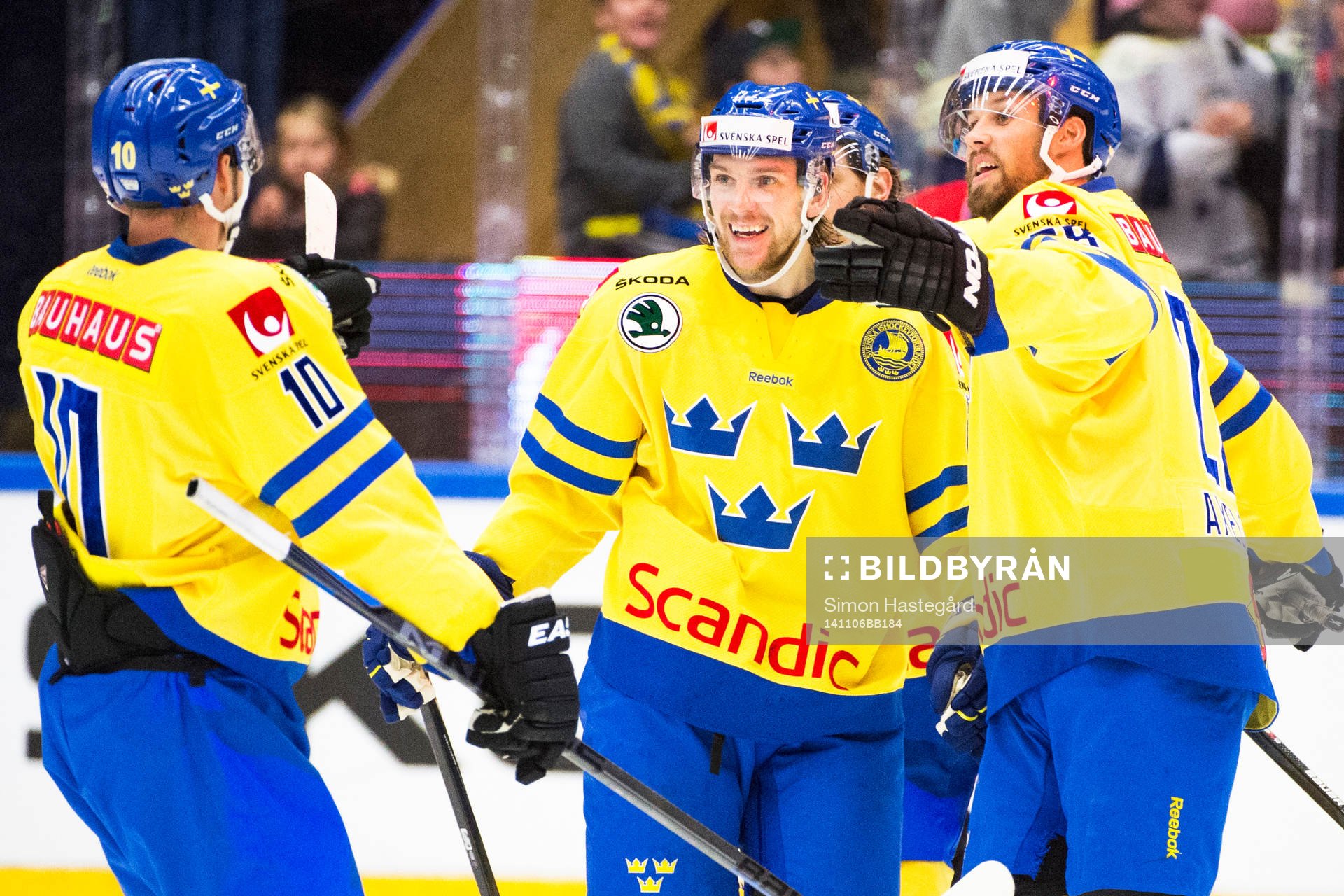 Sveriges Johan Fransson, Tom Wandell och Dick Axelsson