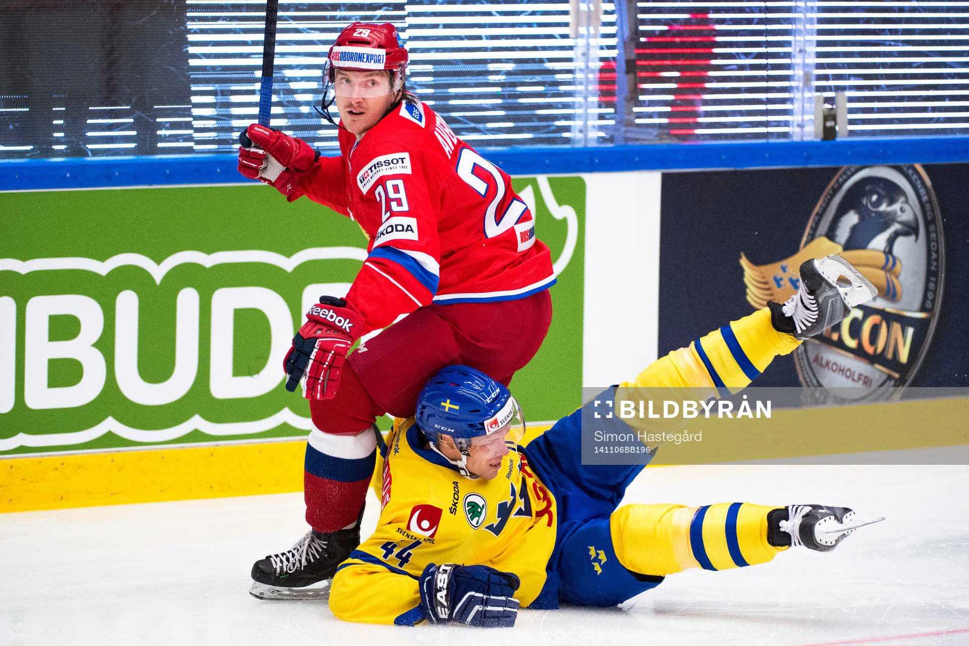 Rysslands Egor Averin och Sveriges Nicklas Danielsson