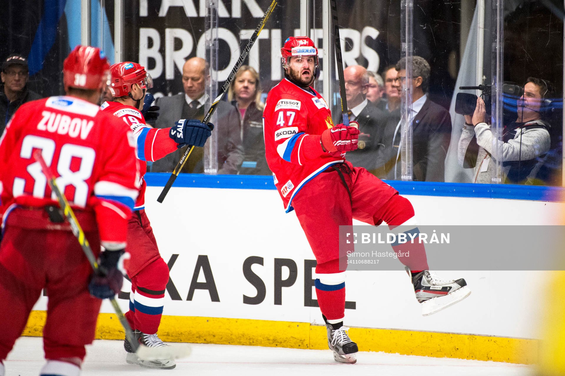 Rysslands Alexander Radulov jublar