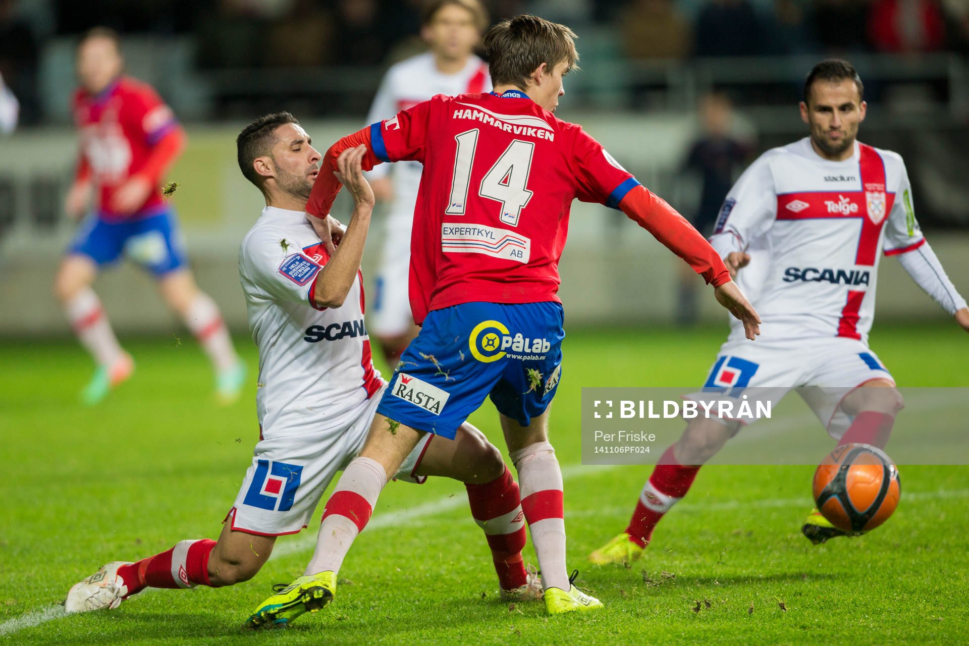 Assyriskas David Durmaz och Örgrytes Daniel Paulson