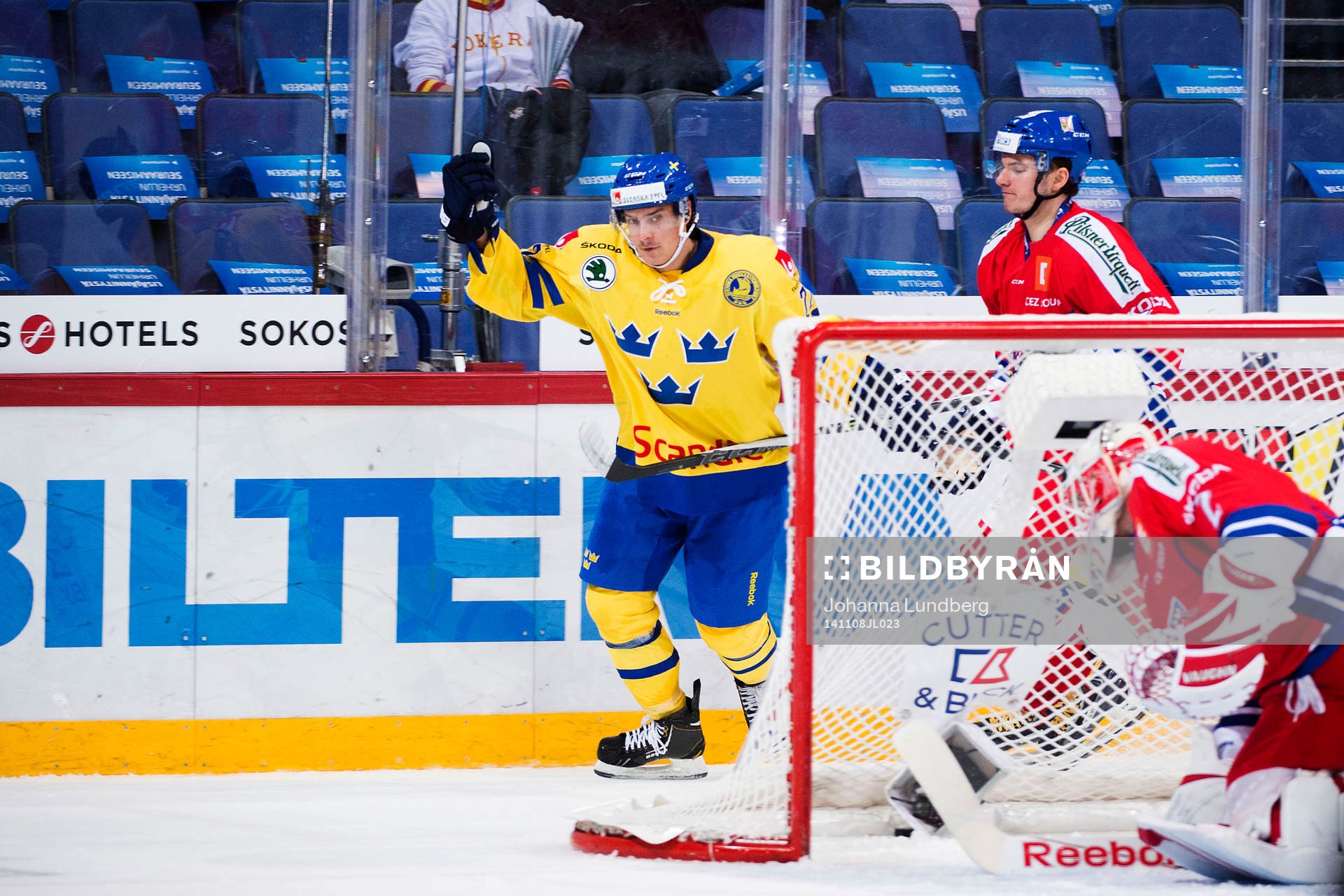 Sveriges Andre Petersson jublar