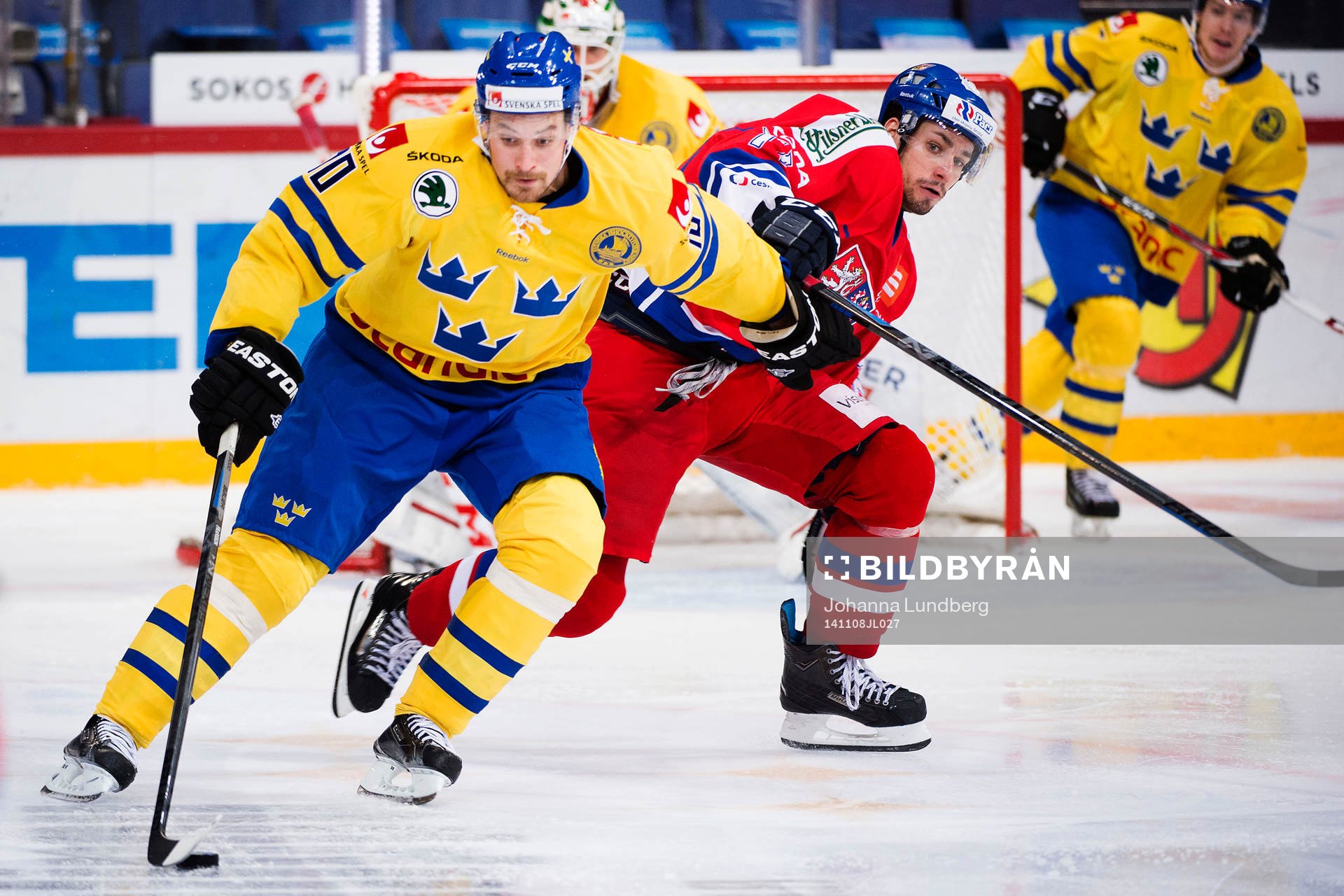 Sveriges Johan Fransson och Tjeckiens Jakub Valsky