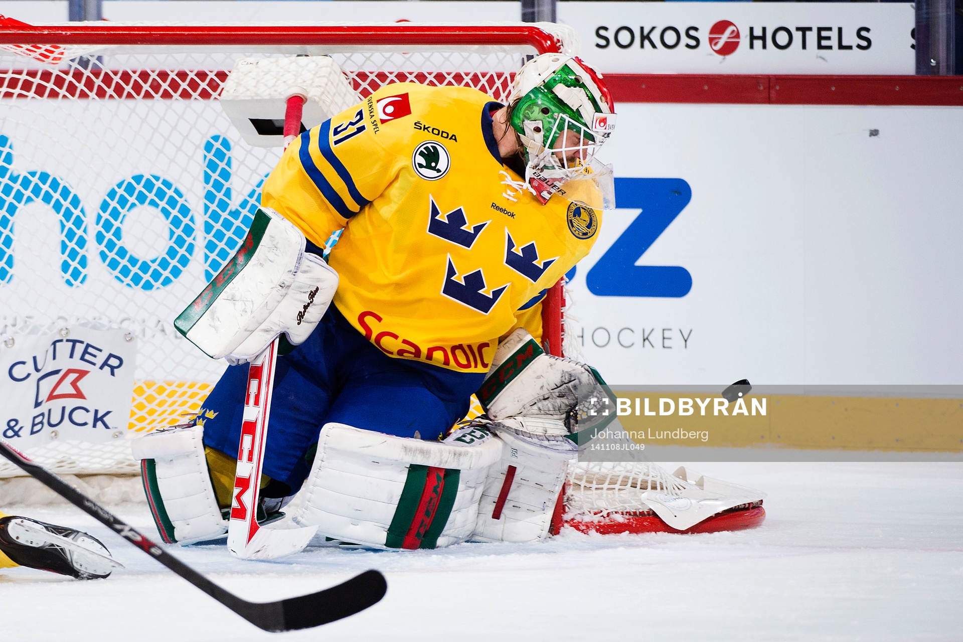 Sveriges målvakt Anders Nilsson